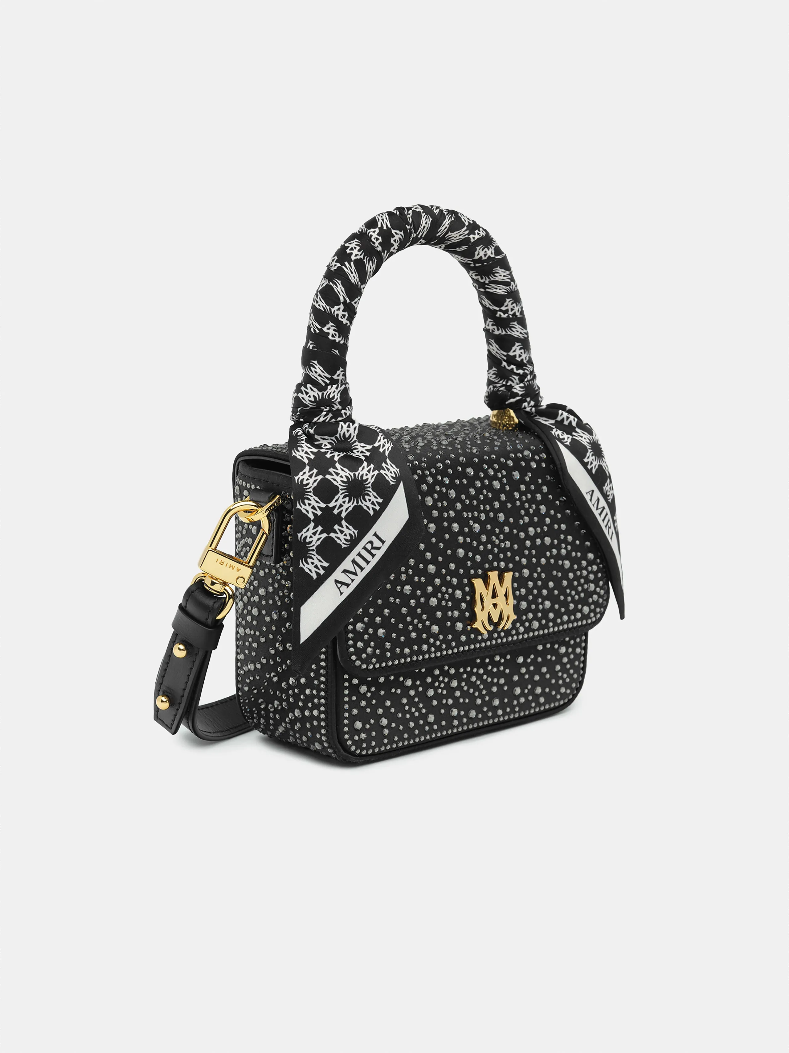 WOMEN - WOMEN'S CRYSTAL MICRO MA BAG - Black sold by AMIRI product image thumbnail 3