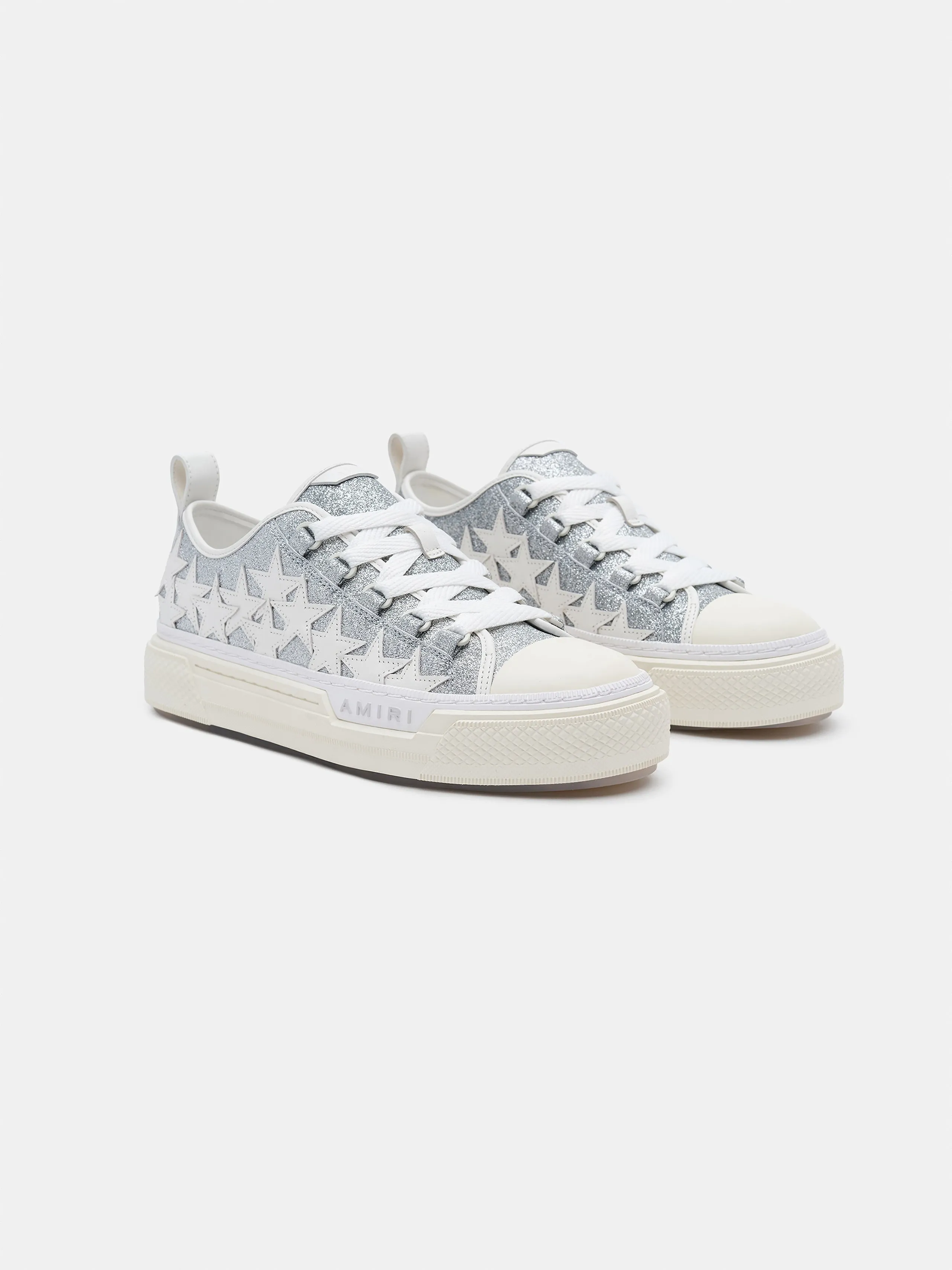 WOMEN - WOMEN'S GLITTER STARS COURT LOW - Silver sold by AMIRI product image thumbnail 2