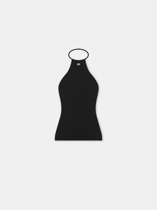 WOMEN - WOMEN'S HALTER TOP - Black sold by AMIRI