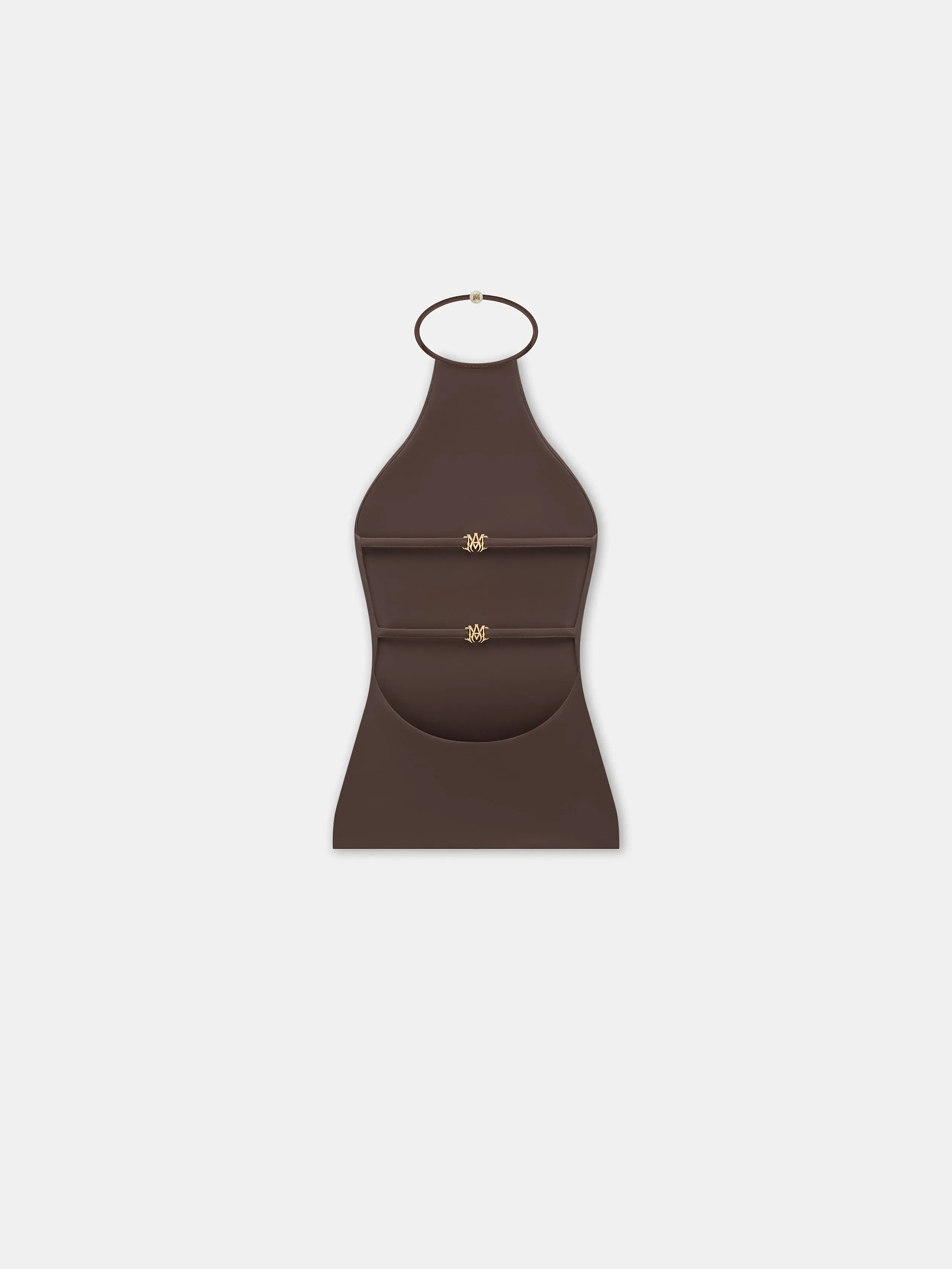WOMEN - WOMEN'S HALTER TOP - Walnut Brown sold by AMIRI product image thumbnail 3
