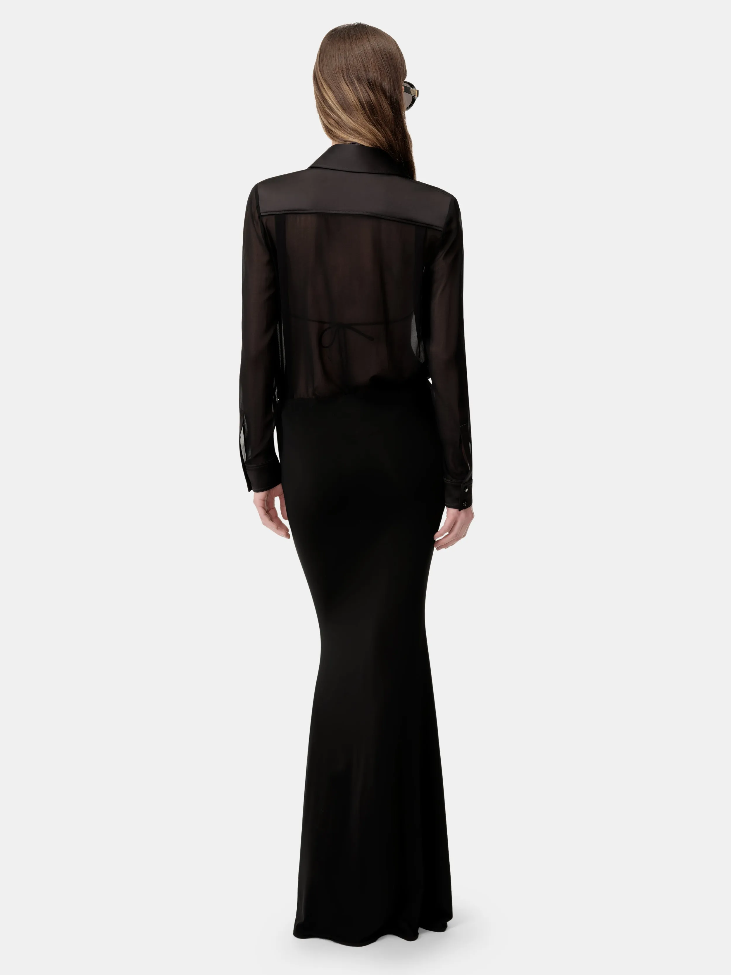 WOMEN - WOMEN'S MAXI SKIRT - Black sold by AMIRI product image thumbnail 5