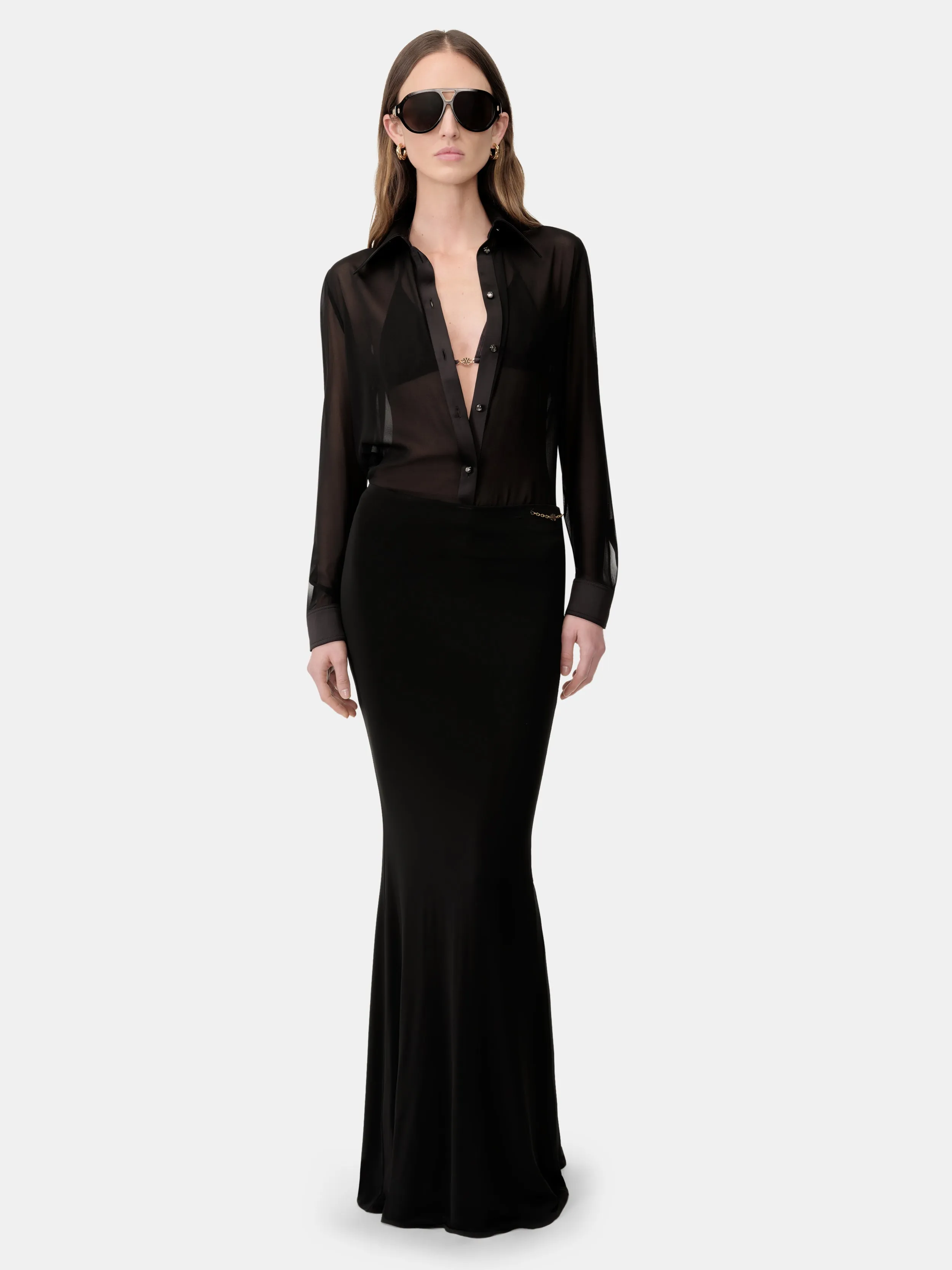 WOMEN - WOMEN'S MAXI SKIRT - Black sold by AMIRI product image thumbnail 2