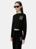WOMEN - WOMEN'S MA CREW - BLACK sold by AMIRI