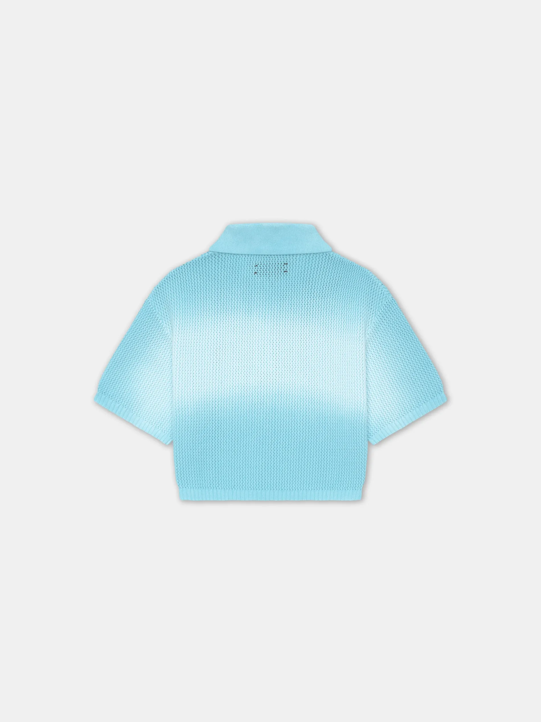 WOMEN - WOMEN'S MA CROPPED POLO - Ice Blue sold by AMIRI product image thumbnail 2