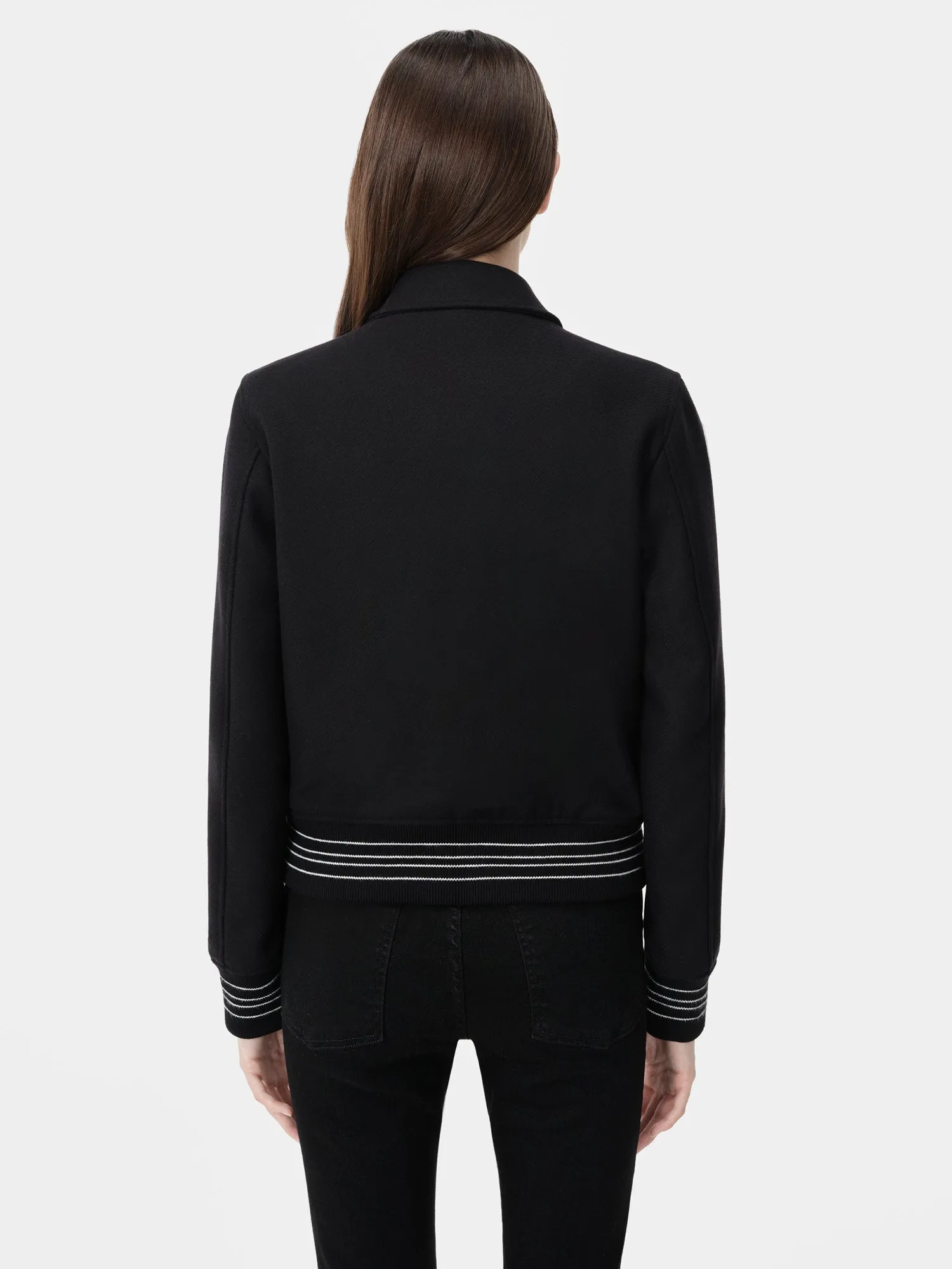 WOMEN - WOMEN'S BONES JACKET - Black sold by AMIRI product image thumbnail 4