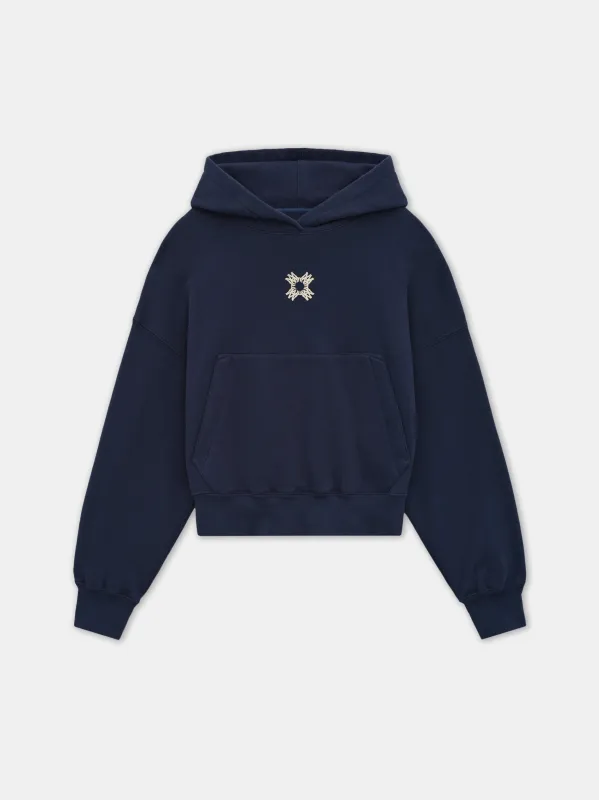 WOMEN - WOMEN'S WOMEN'S MA QUAD HOODIE - BLUE made by AMIRI