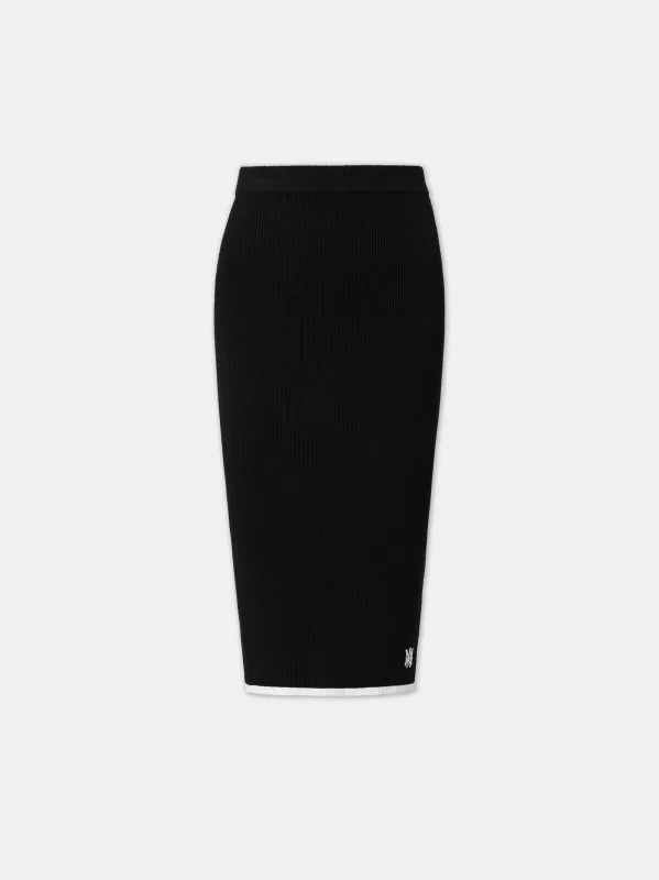 WOMEN - WOMEN'S MA MIDI SKIRT - Black made by AMIRI