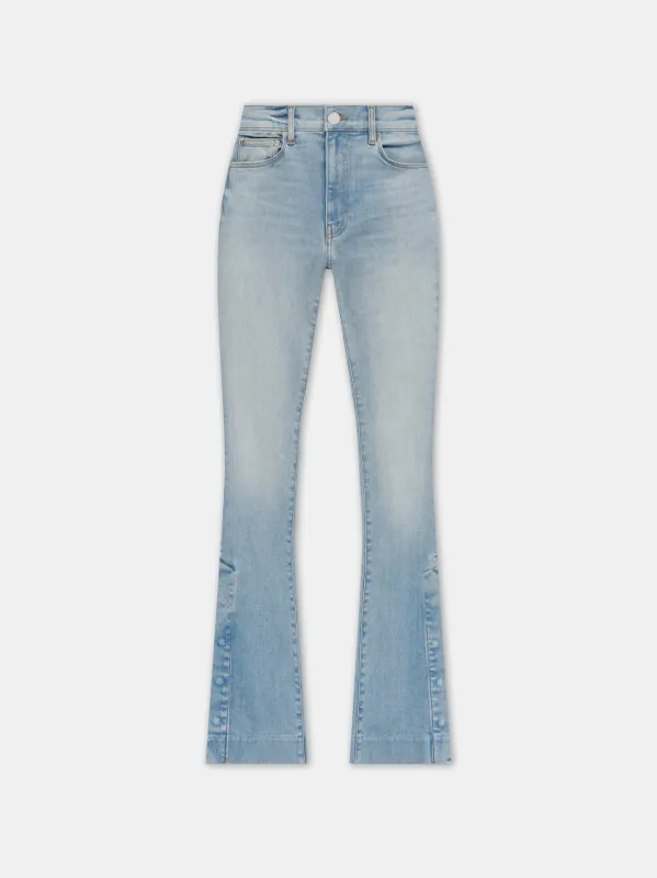 WOMEN - WOMEN'S KICK FLARE - Light Indigo made by AMIRI