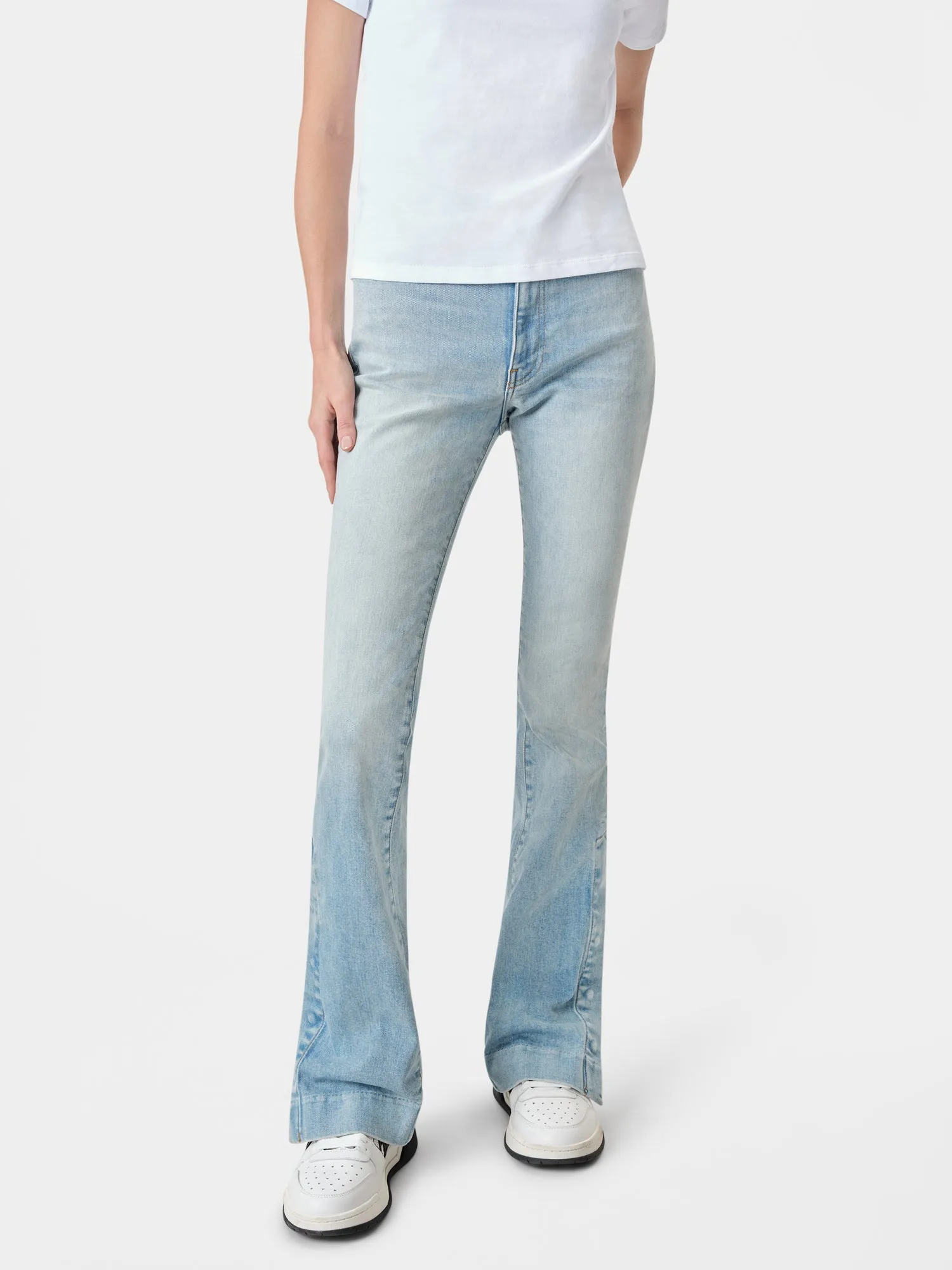 WOMEN - WOMEN'S KICK FLARE - Light Indigo sold by AMIRI product image thumbnail 3