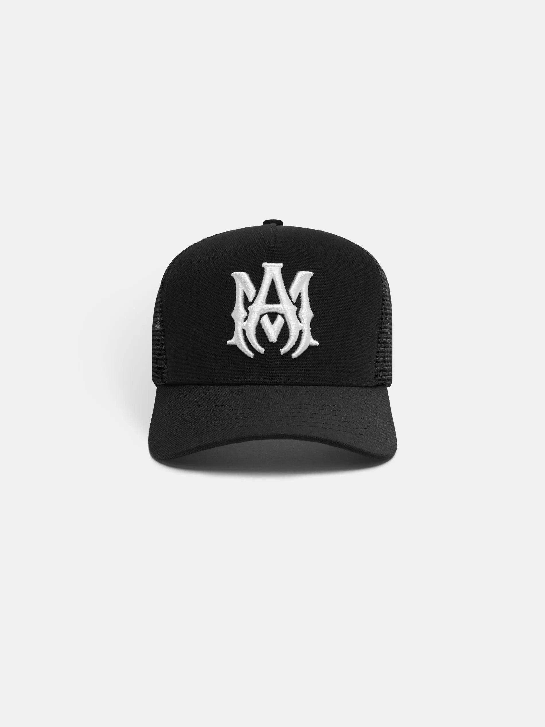 MA Logo Trucker Hat - Black/White sold by AMIRI