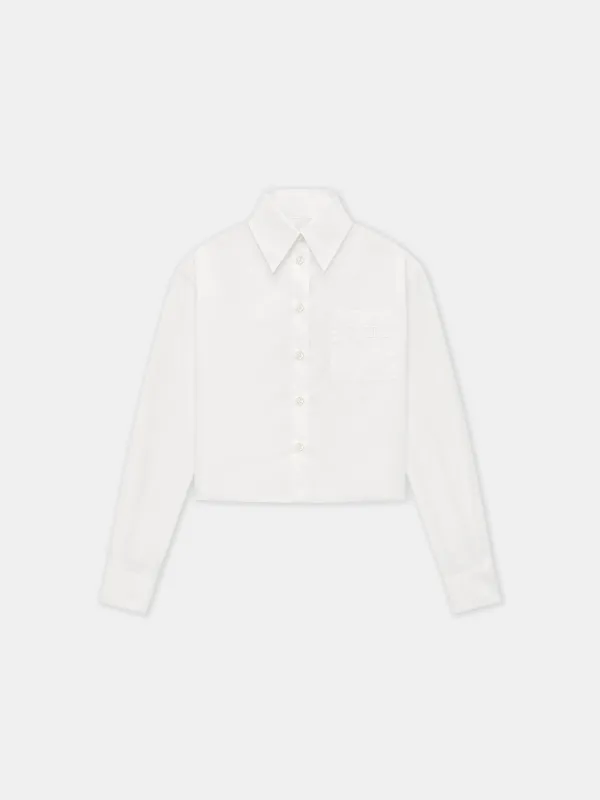 WOMEN - WOMEN'S AMIRI POPLIN SHIRT - Alabaster sold by AMIRI