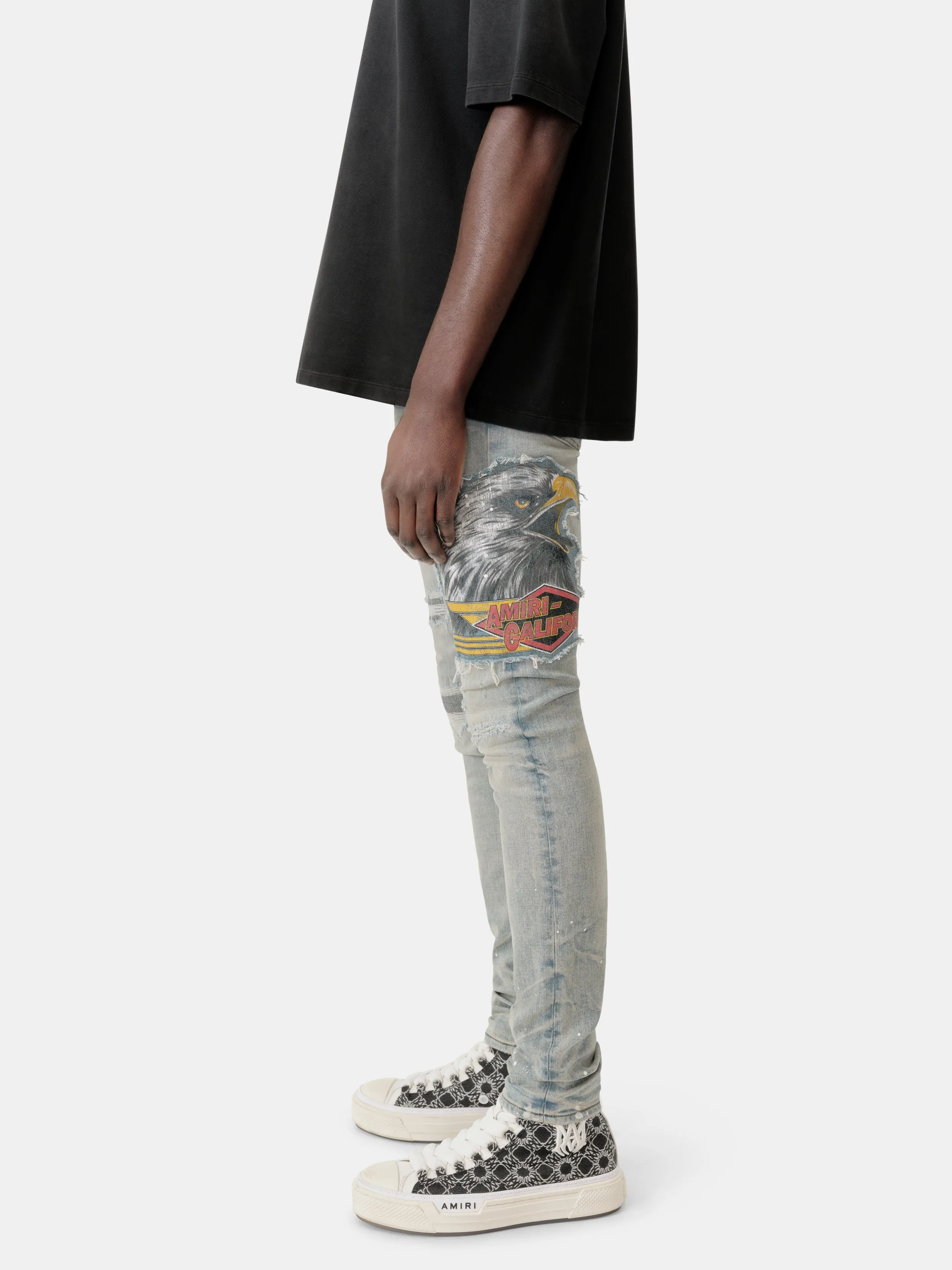 AMIRI EAGLE THRASHER JEAN - Perfect Antique Indigo sold by AMIRI product image thumbnail 4