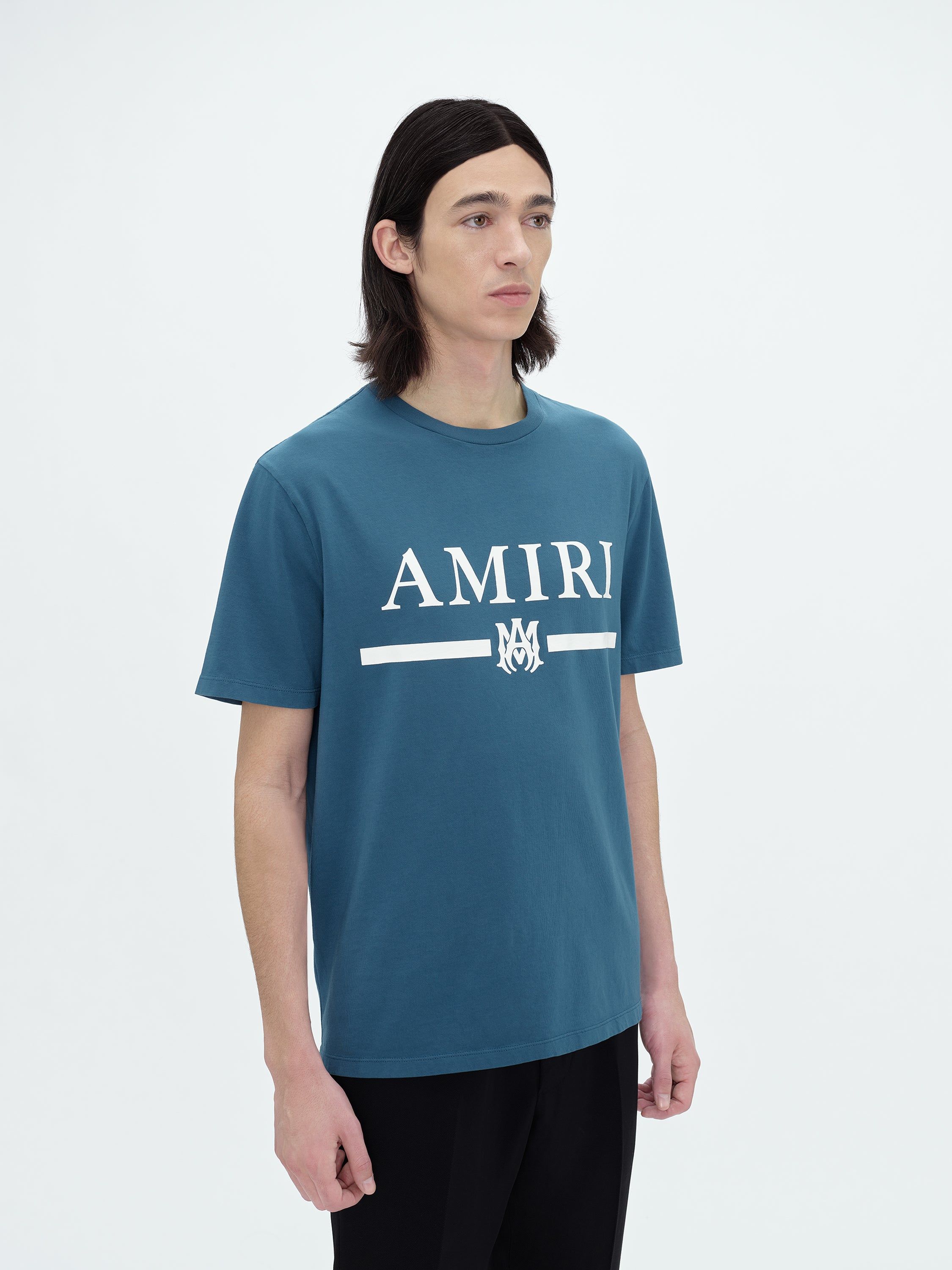 M.A. BAR LOGO TEE - TEAL sold by AMIRI product image thumbnail 3