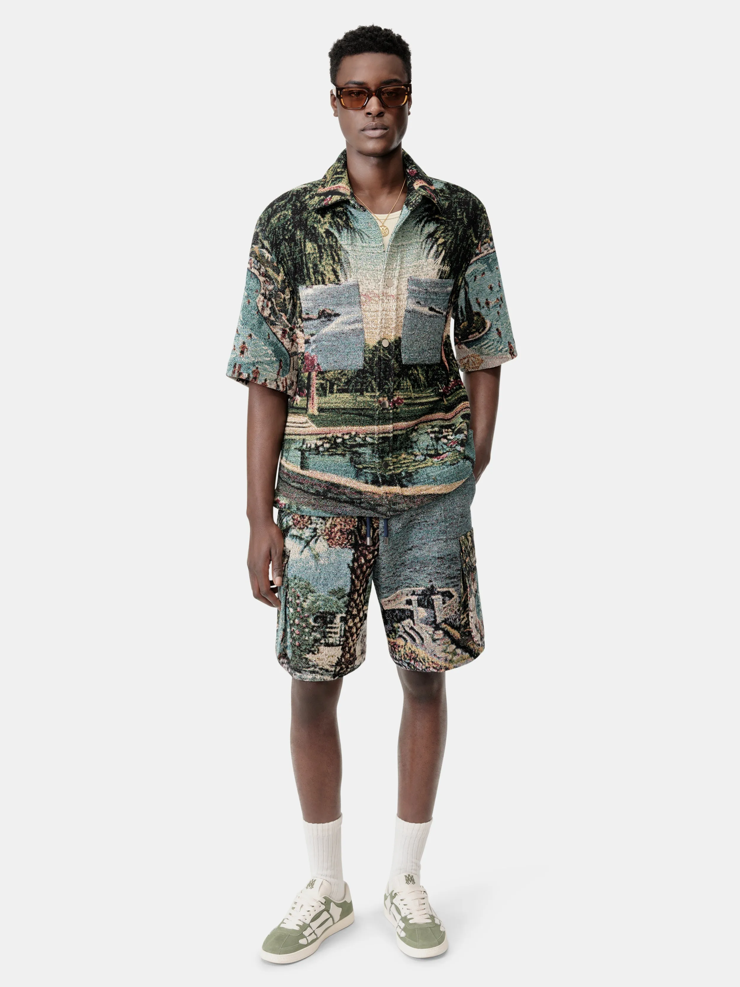 PARADISE TAPESTRY CARGO SHORT - Multi sold by AMIRI product image thumbnail 2