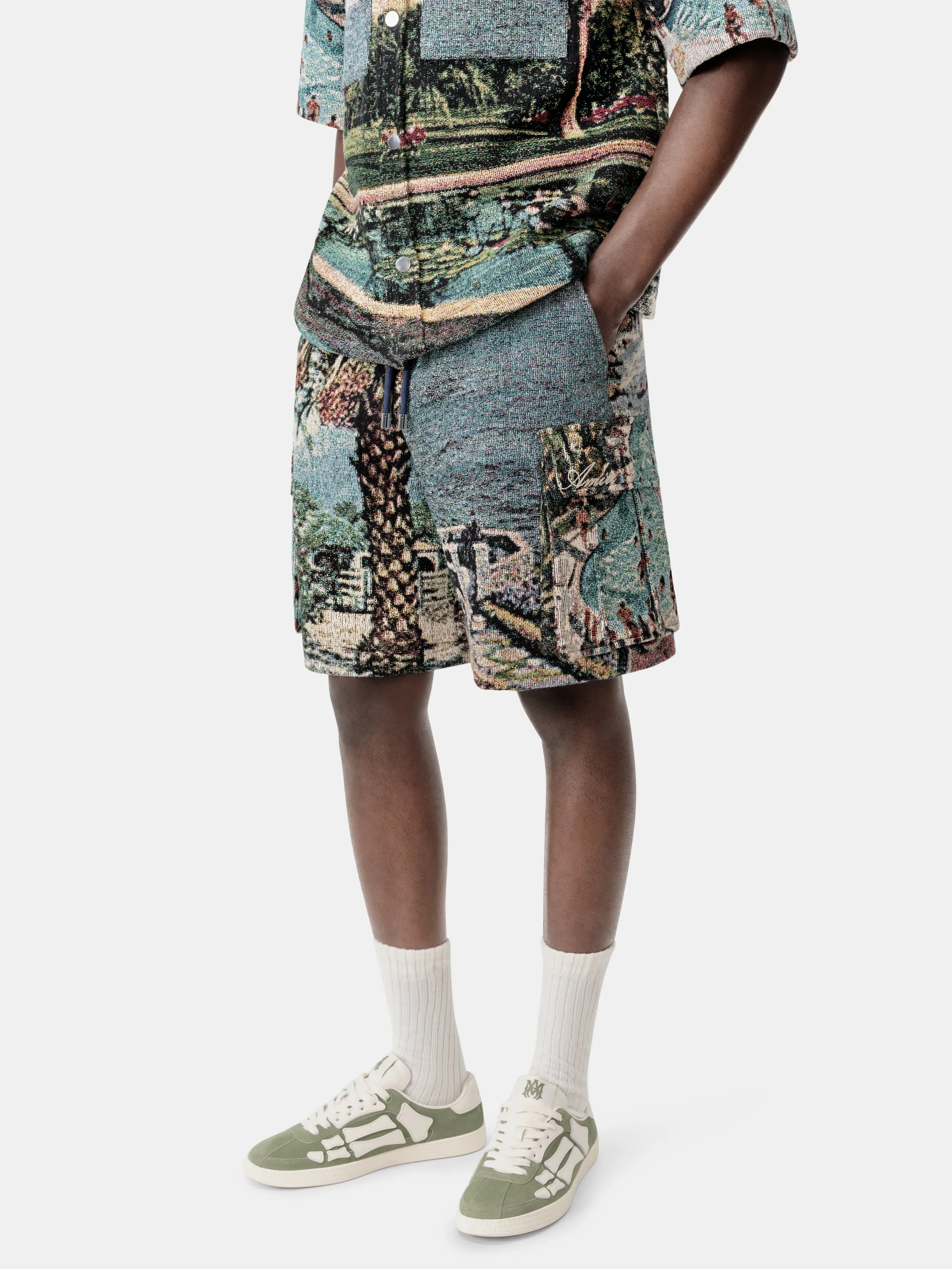 PARADISE TAPESTRY CARGO SHORT - Multi sold by AMIRI product image thumbnail 4