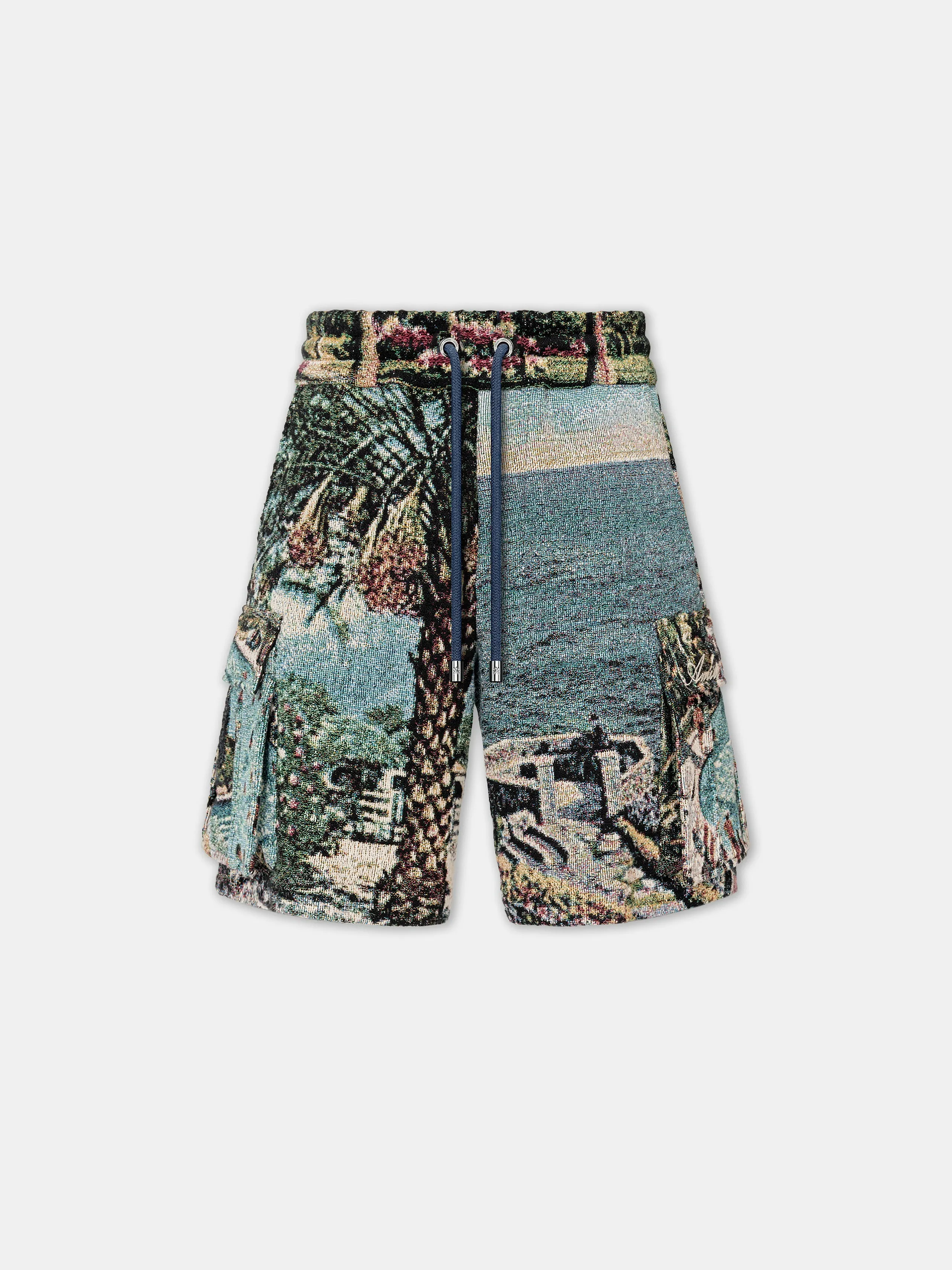 PARADISE TAPESTRY CARGO SHORT - Multi sold by AMIRI