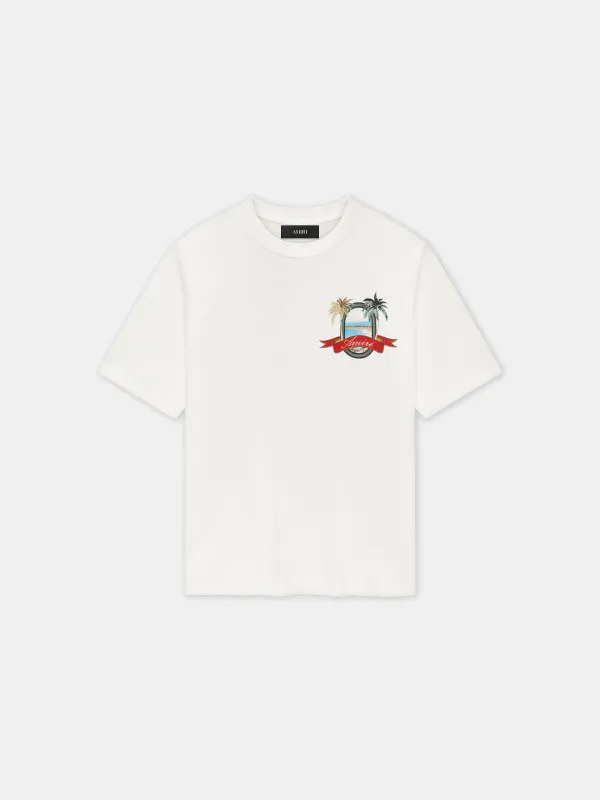 MA PARADISE TEE - Ivory sold by AMIRI