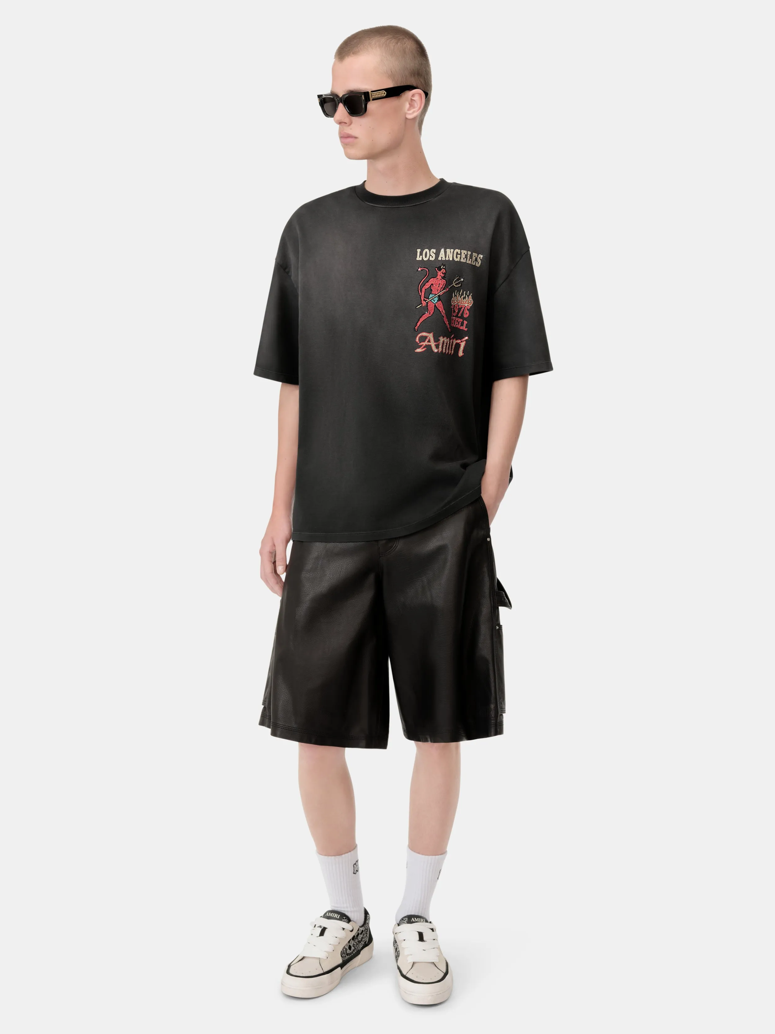 CRYSTAL SINNERS TEE - Black sold by AMIRI product image thumbnail 2