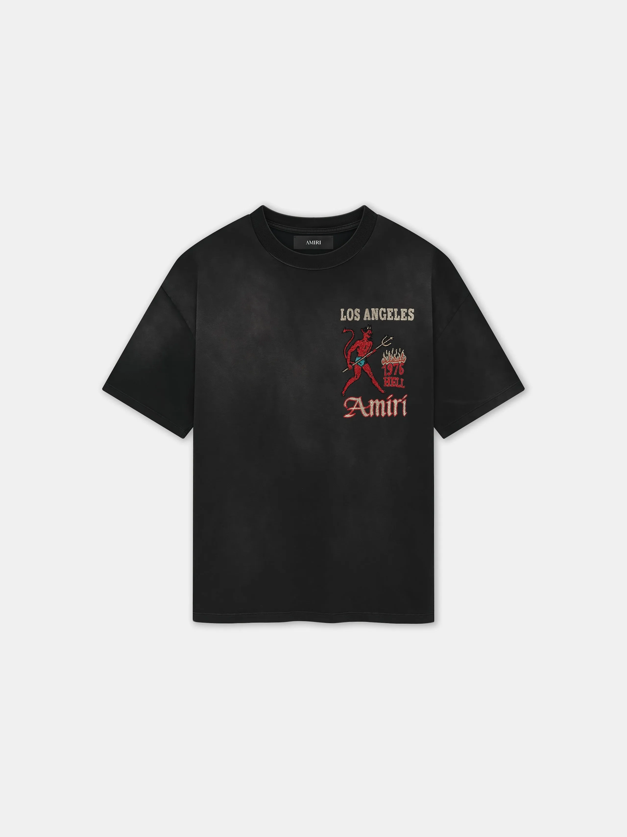 CRYSTAL SINNERS TEE - Black sold by AMIRI