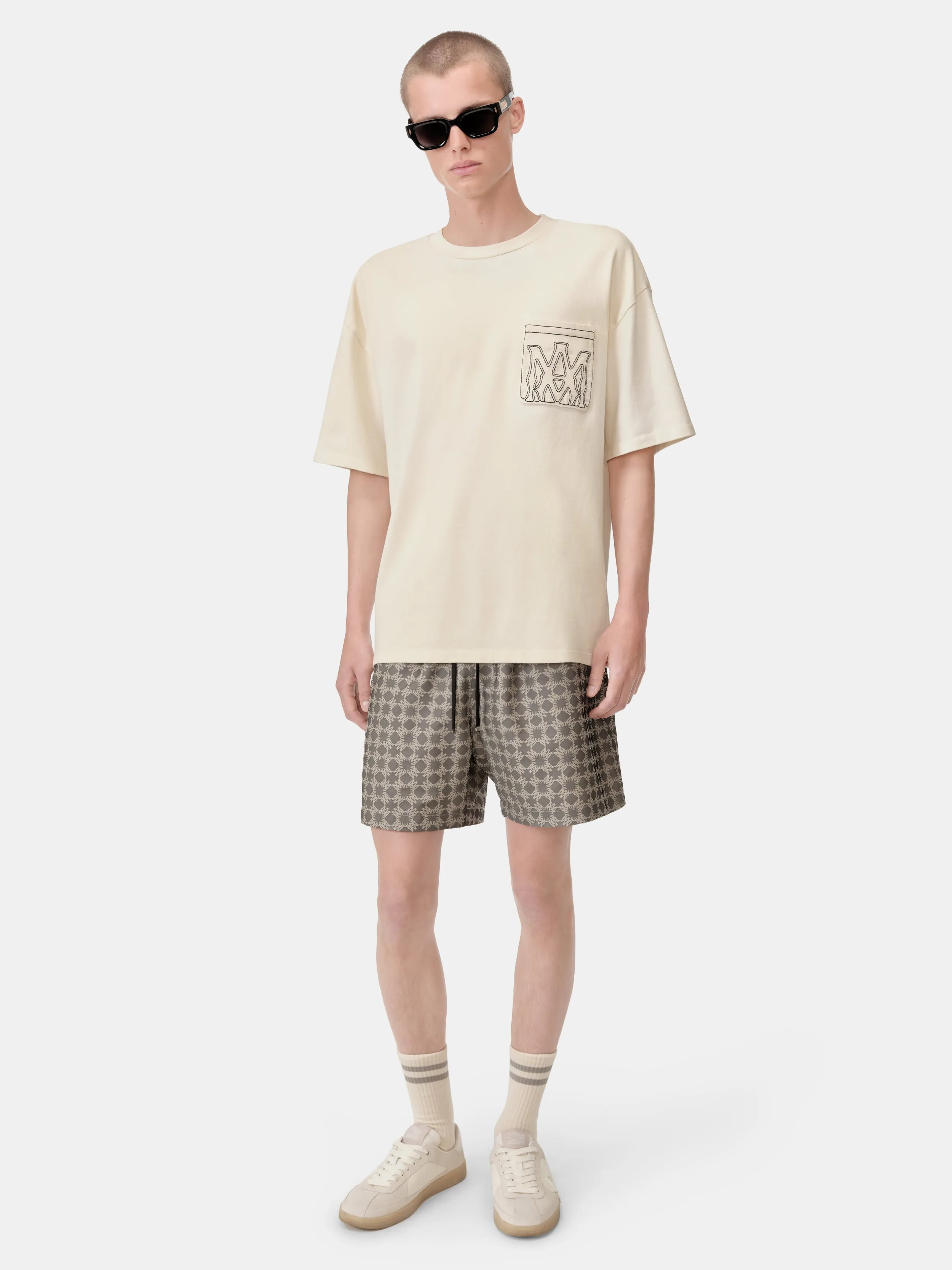 MA OUTLINE OVERSIZED TEE - Ivory sold by AMIRI product image thumbnail 2