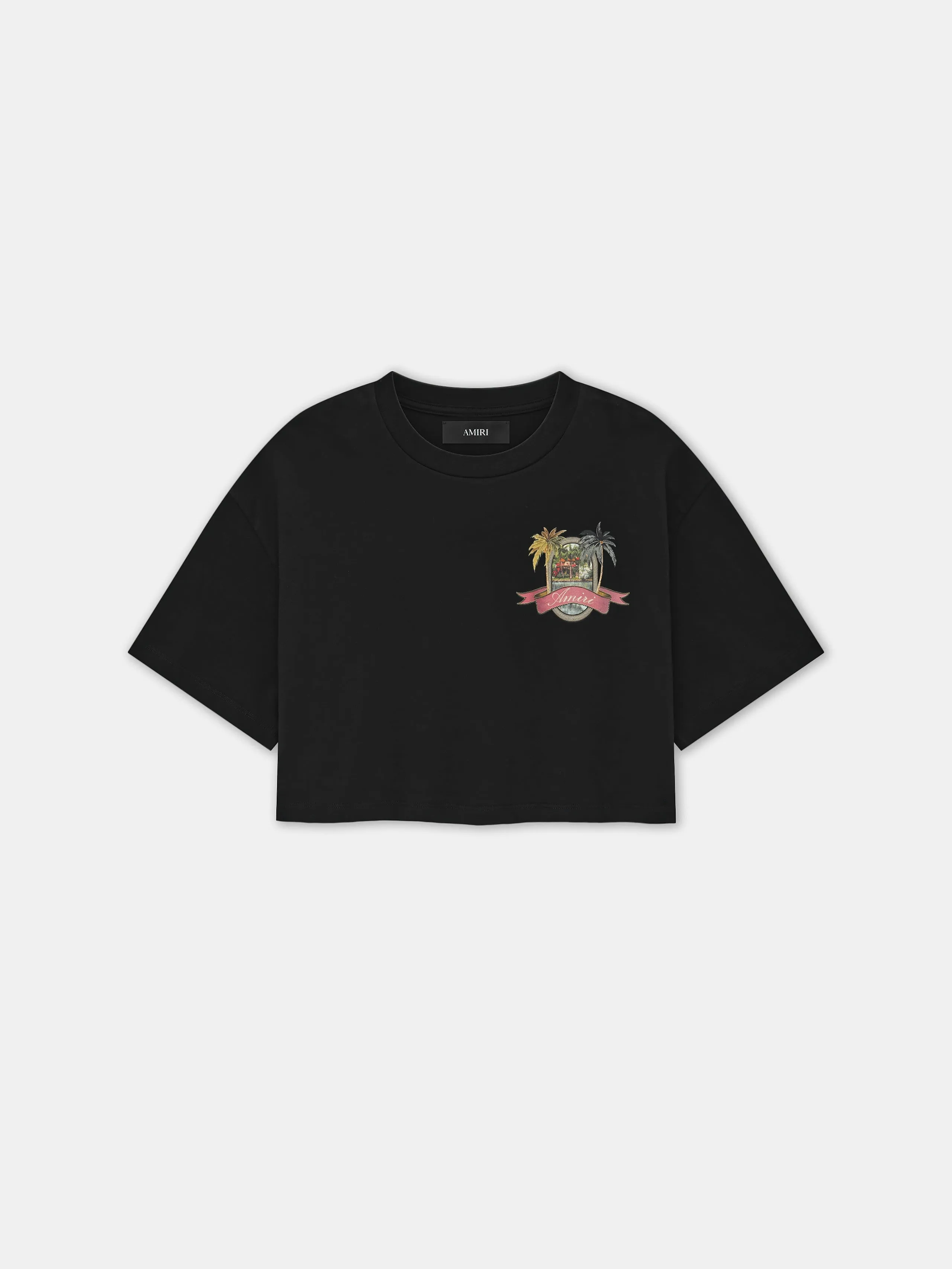 WOMEN - WOMEN'S MA PARADISE CROPPED TEE - Black sold by AMIRI