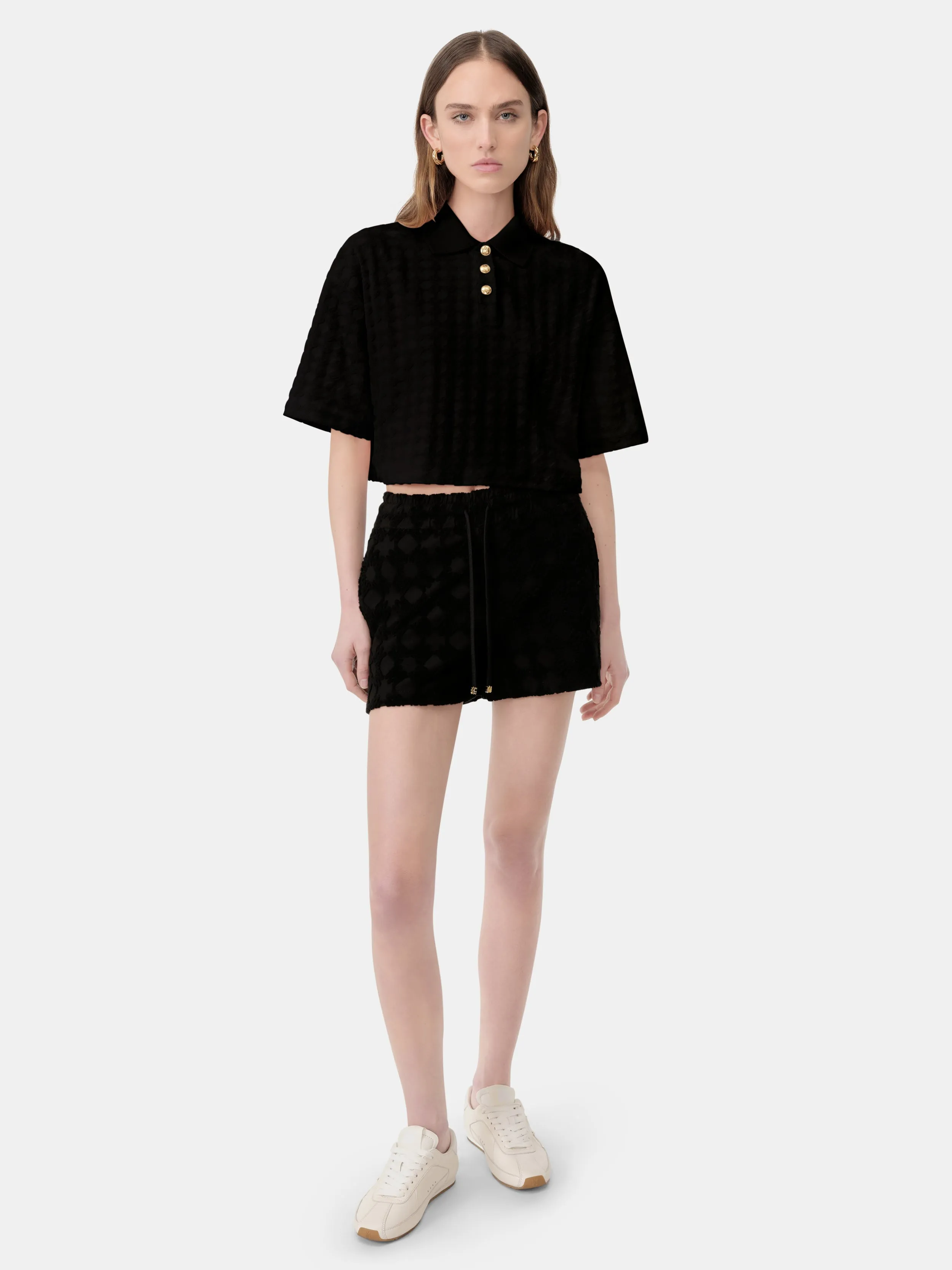 WOMEN - WOMEN'S MA QUAD TOWELING SHORT - Black sold by AMIRI product image thumbnail 2