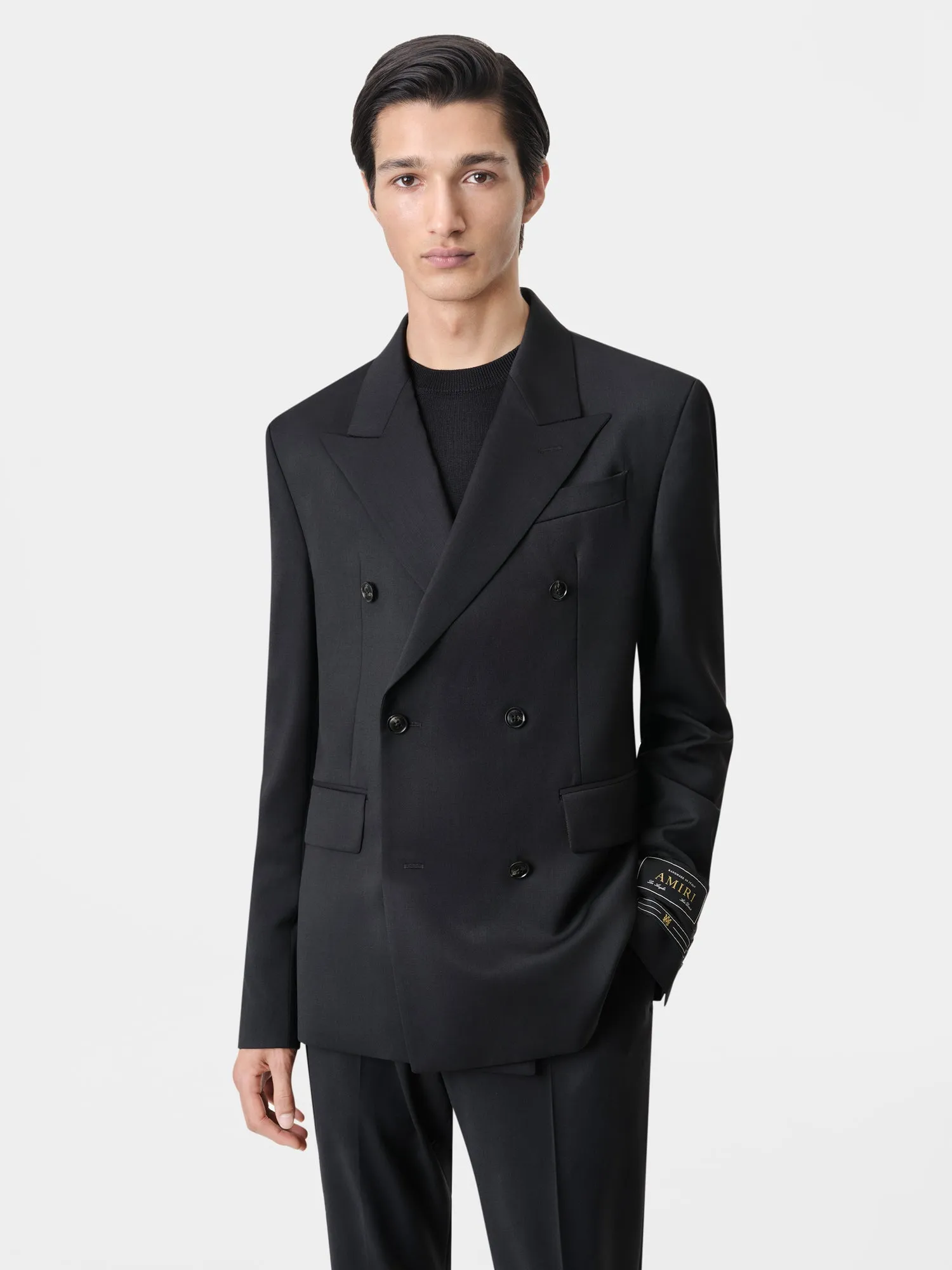 DOUBLE-BREASTED BLAZER - BLACK sold by AMIRI product image thumbnail 3