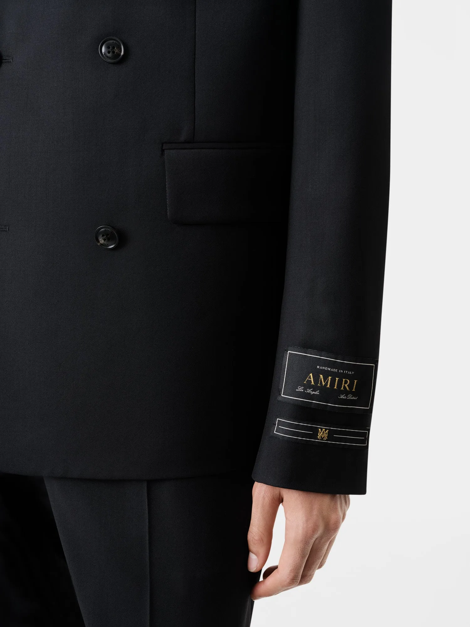 DOUBLE-BREASTED BLAZER - BLACK sold by AMIRI product image thumbnail 5