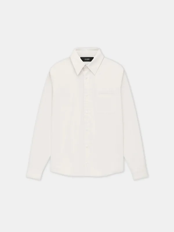 AMIRI LONG SLEEVE SHIRT - Alabaster sold by AMIRI