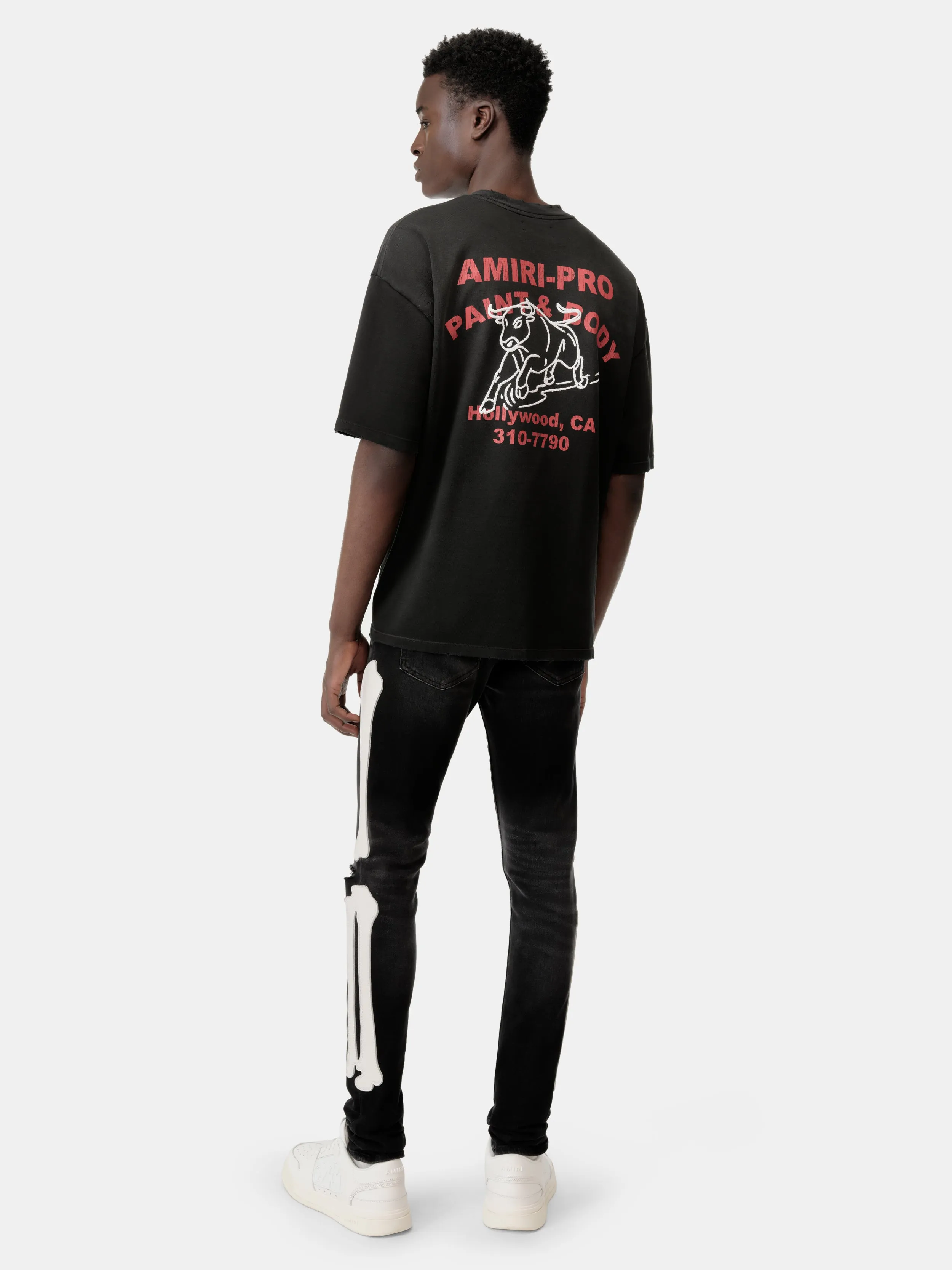 AMIRI BULL OVERSIZED TEE - Black sold by AMIRI product image thumbnail 5