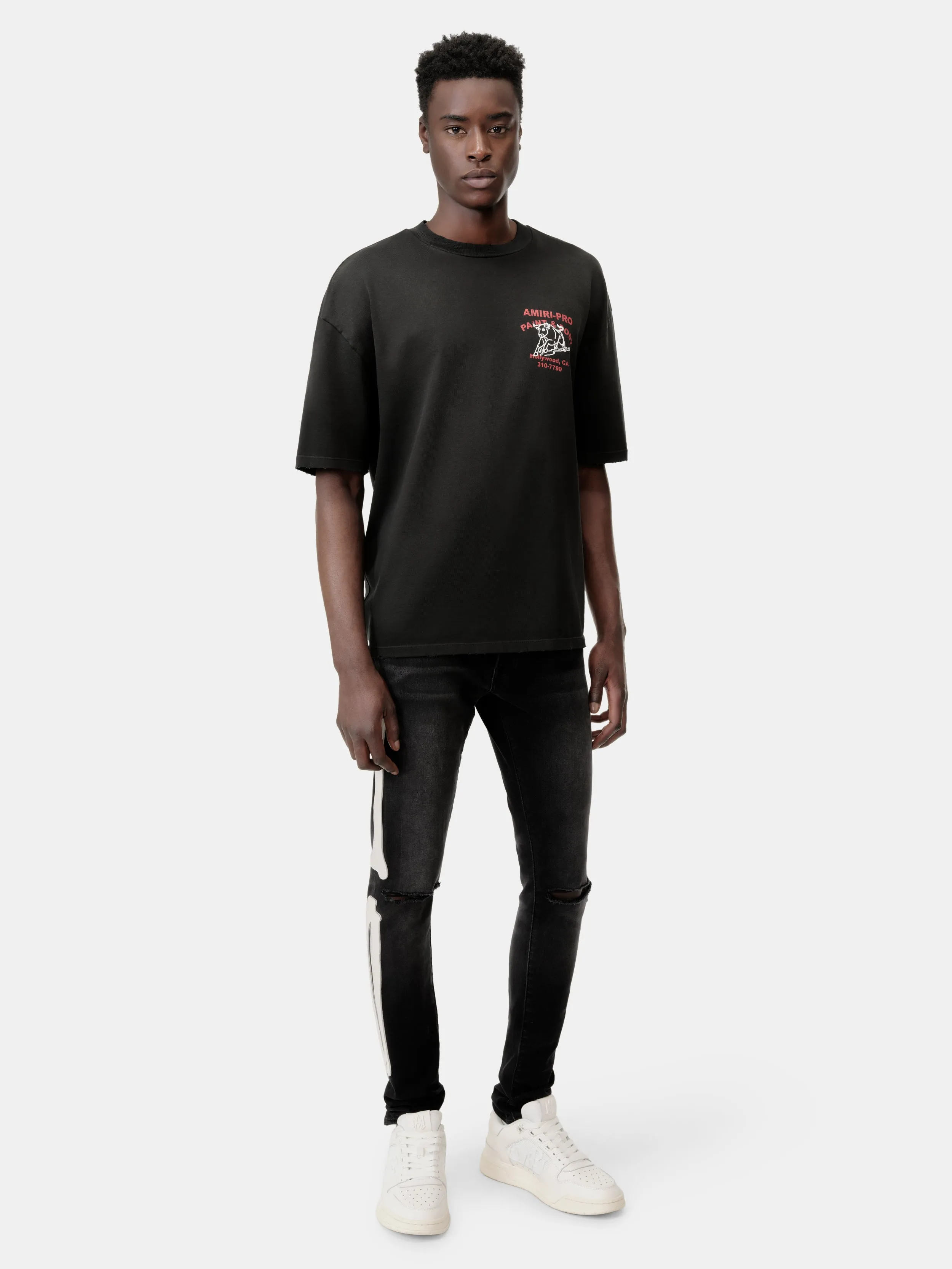 AMIRI BULL OVERSIZED TEE - Black sold by AMIRI product image thumbnail 2