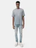 BLEACH BANDANA PATCH TEE - Ashley Blue sold by AMIRI