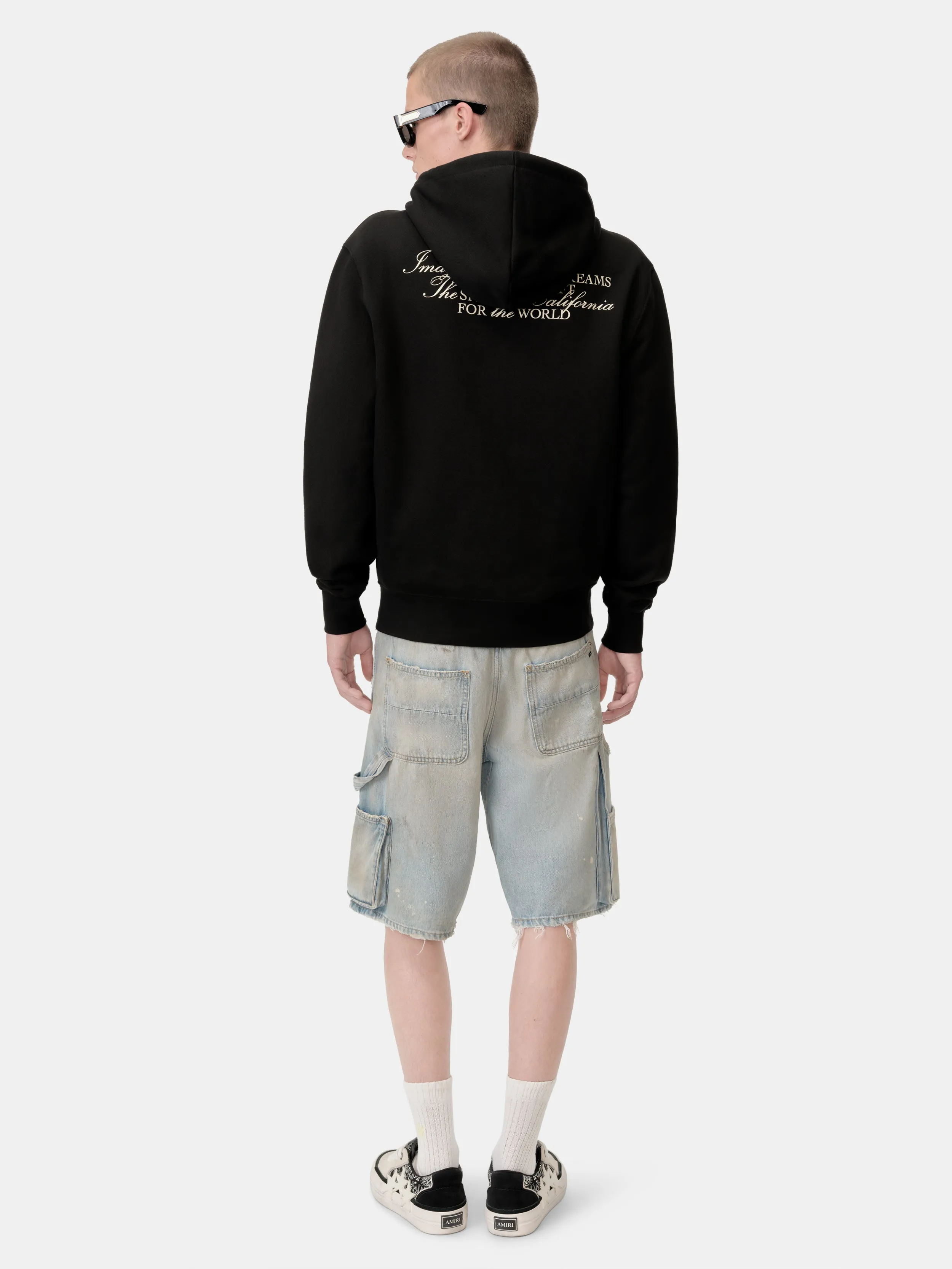 AMIRI SPIRIT ZIP HOODIE - Black sold by AMIRI product image thumbnail 5