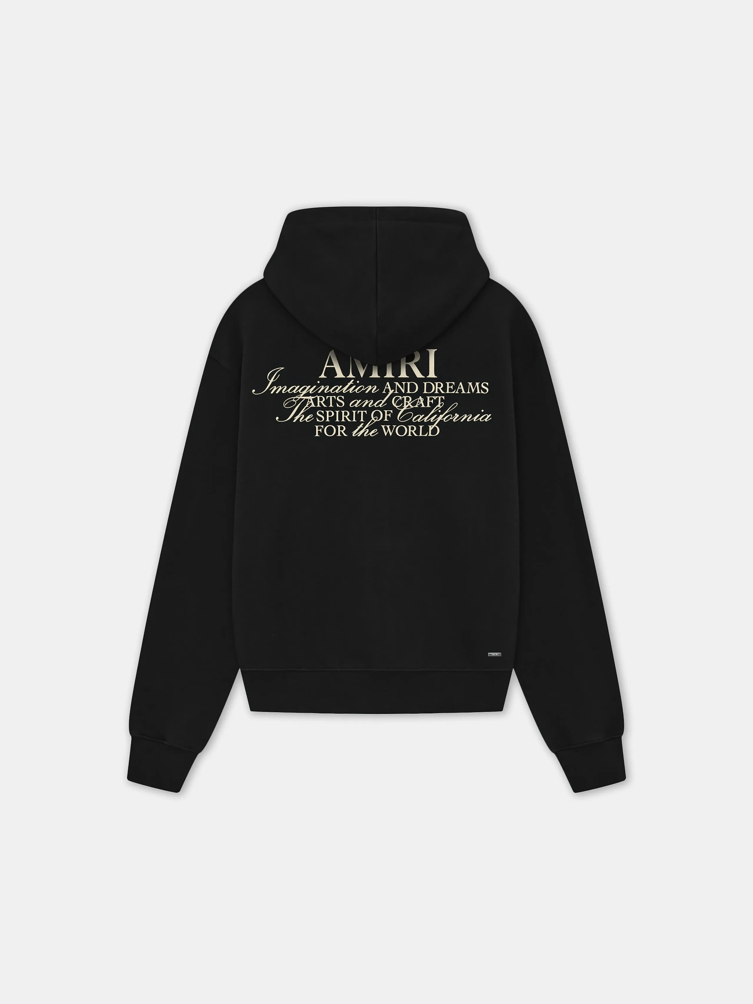 AMIRI SPIRIT ZIP HOODIE - Black sold by AMIRI product image thumbnail 3