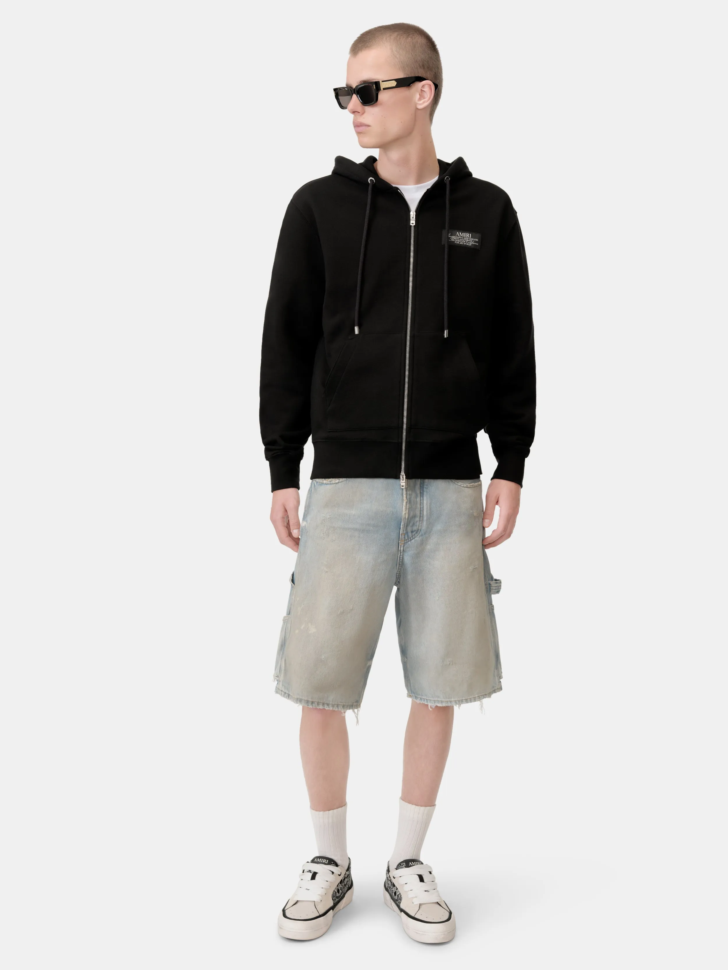 AMIRI SPIRIT ZIP HOODIE - Black sold by AMIRI product image thumbnail 2