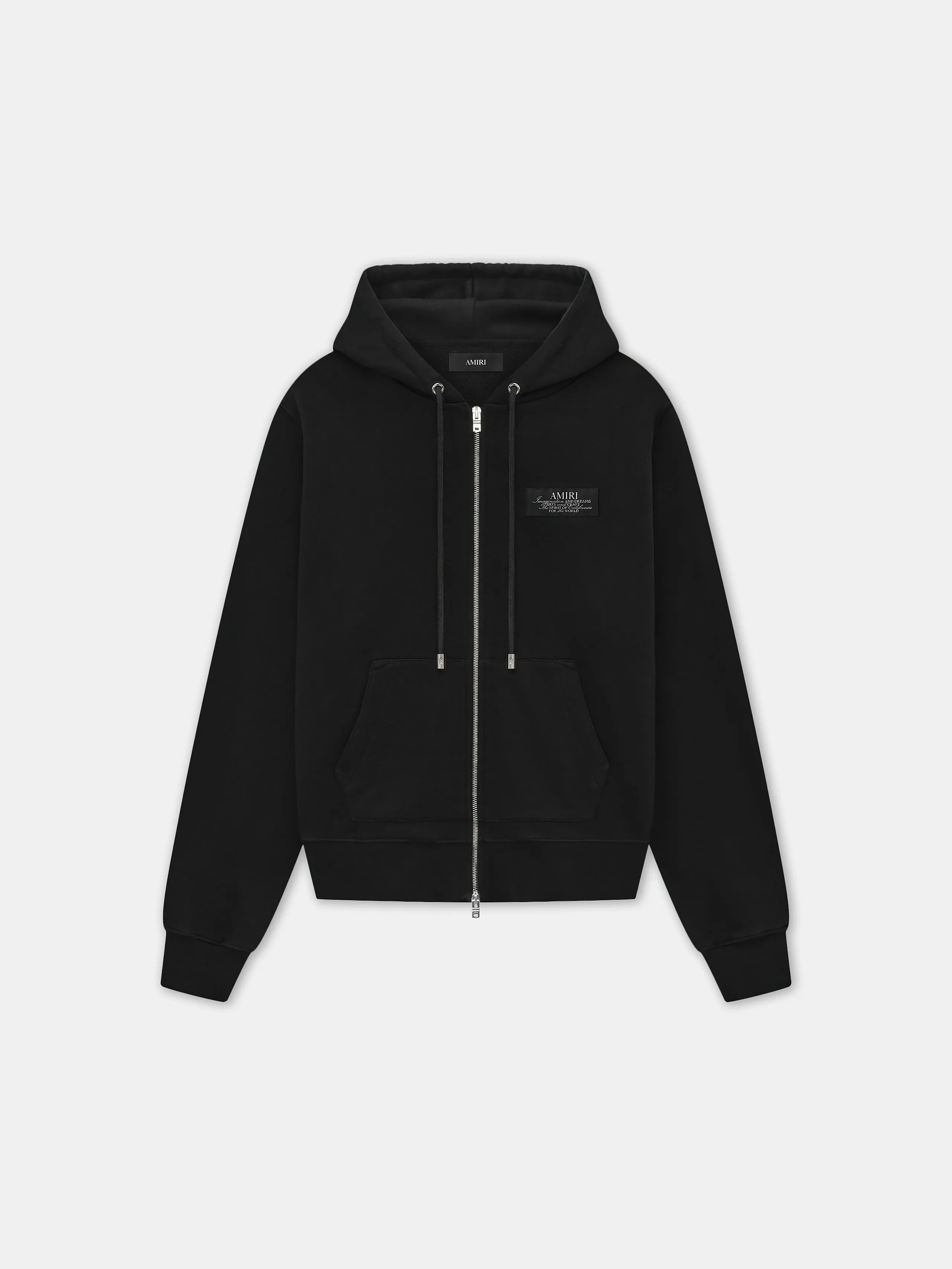 AMIRI SPIRIT ZIP HOODIE - Black sold by AMIRI