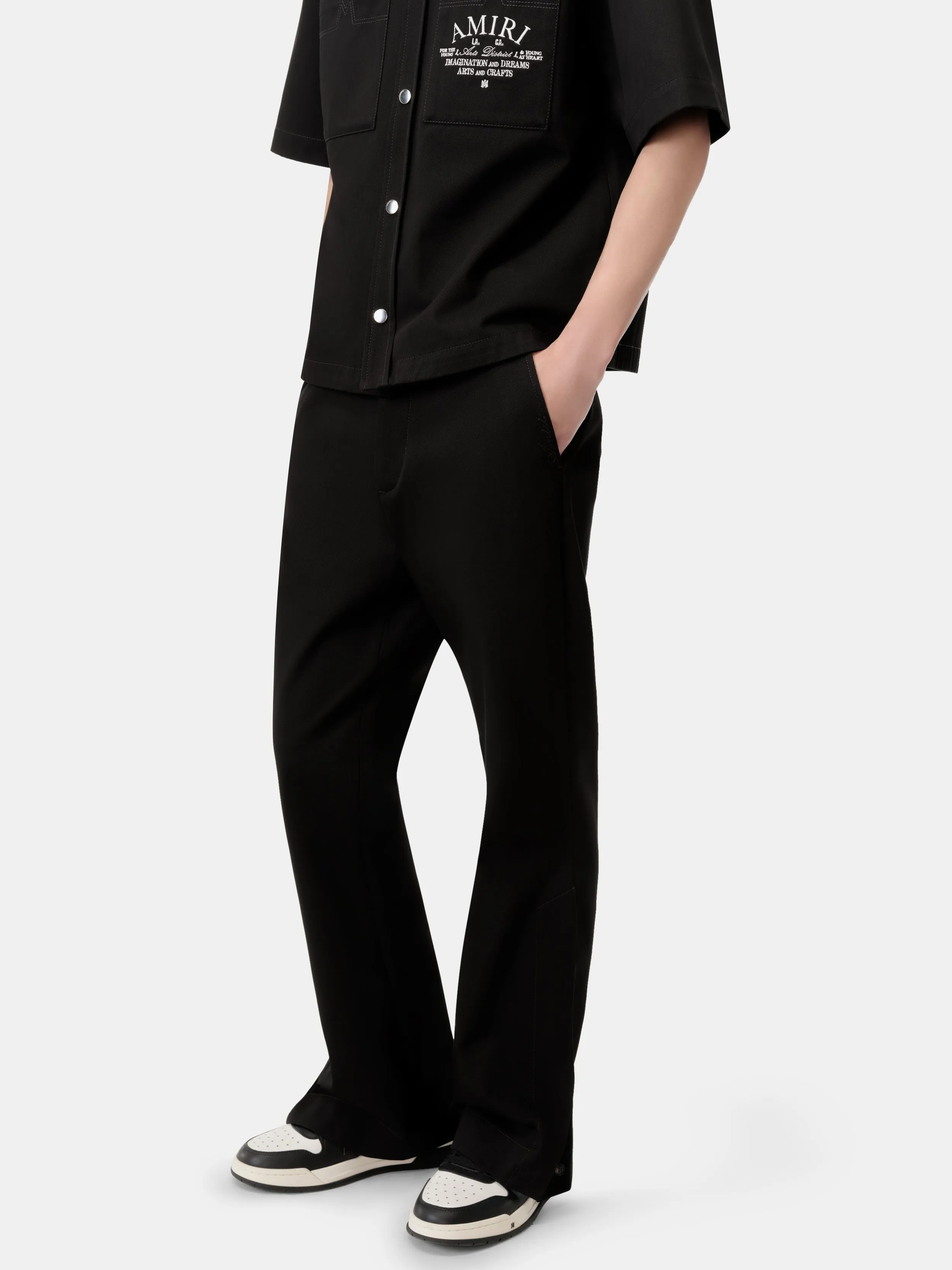 CHINO KICK FLARE - BLACK sold by AMIRI product image thumbnail 3