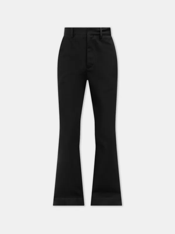 CHINO KICK FLARE - BLACK sold by AMIRI