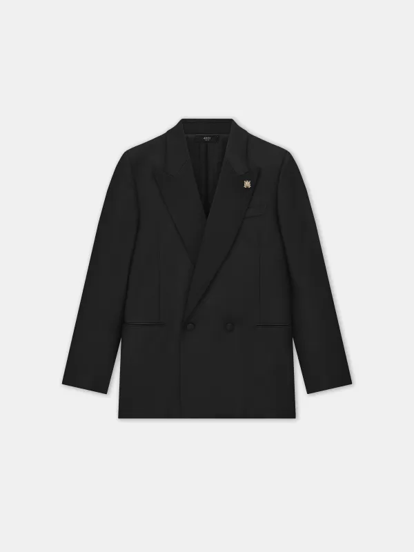 MA DOUBLE-BREASTED BLAZER - Black sold by AMIRI