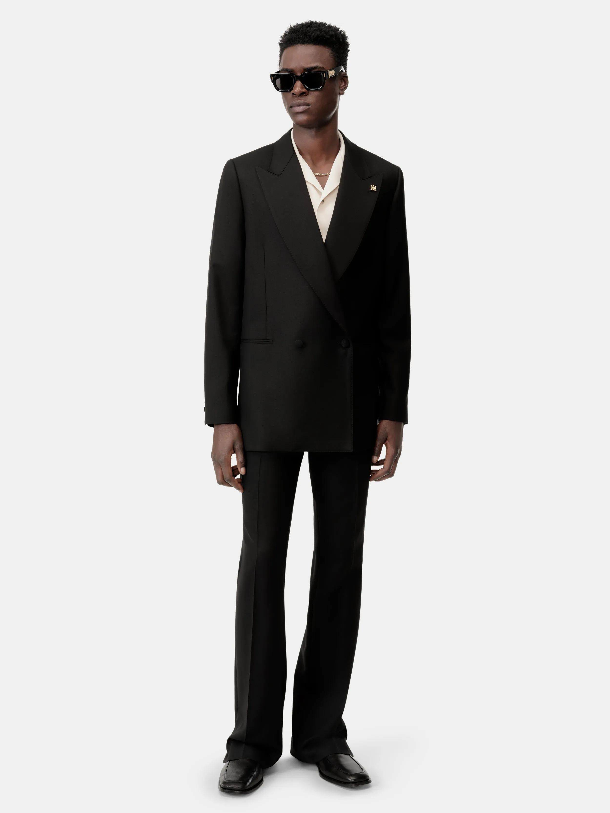 MA DOUBLE-BREASTED BLAZER - Black sold by AMIRI product image thumbnail 2