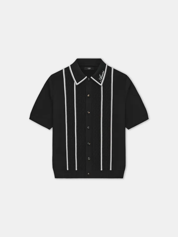 AMIRI HOTEL BOWLING SHIRT - BLACK | Parallel