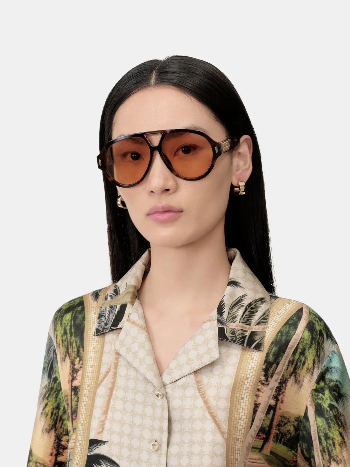 SUNSET SUNGLASSES - Tortoise Shell sold by AMIRI product image thumbnail 2