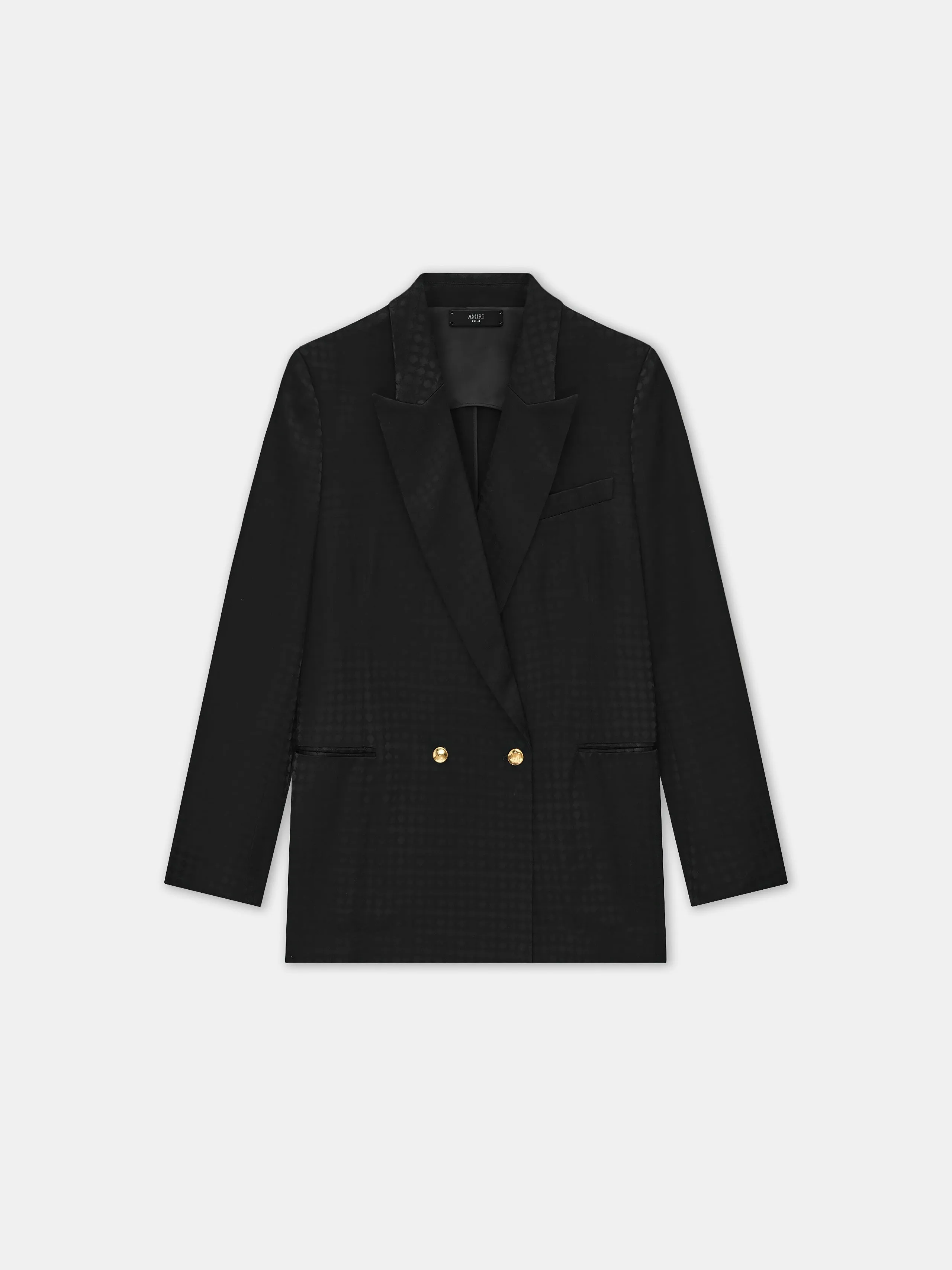 WOMEN - WOMEN'S MA QUAD OVERSIZED BLAZER - Black sold by AMIRI