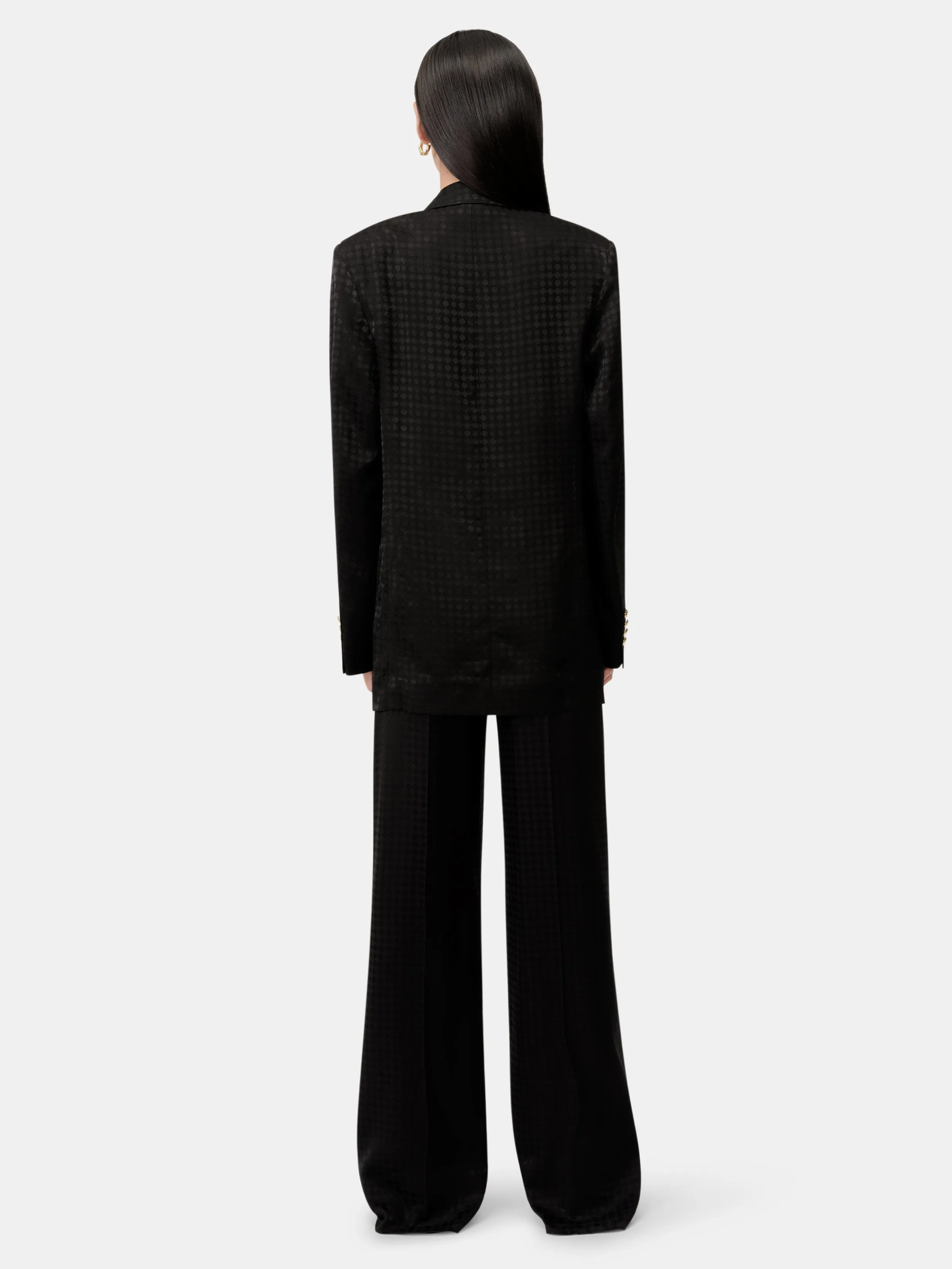 WOMEN - WOMEN'S MA QUAD OVERSIZED BLAZER - Black sold by AMIRI product image thumbnail 5