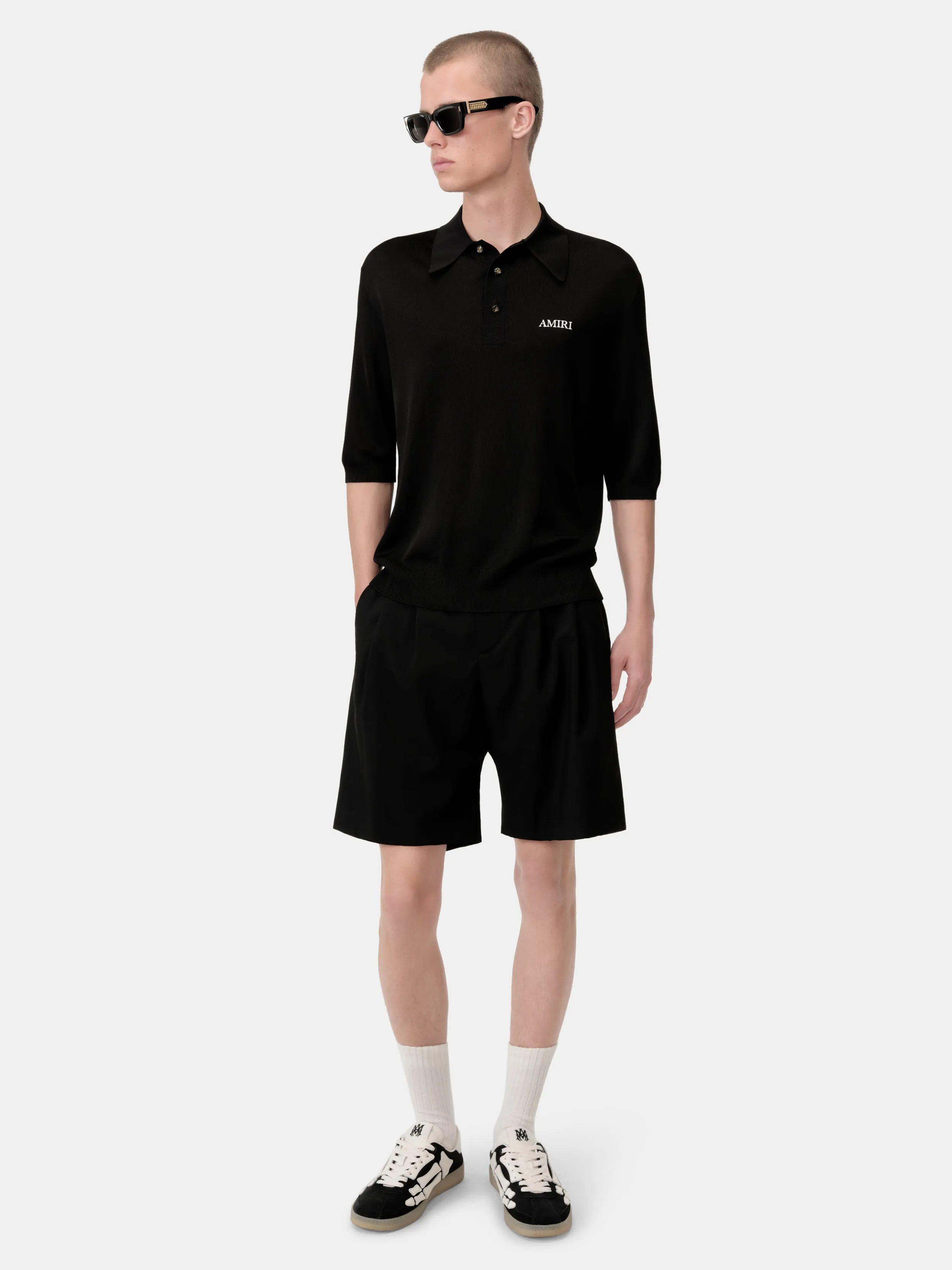 AMIRI SPIRIT POLO - Black sold by AMIRI product image thumbnail 2