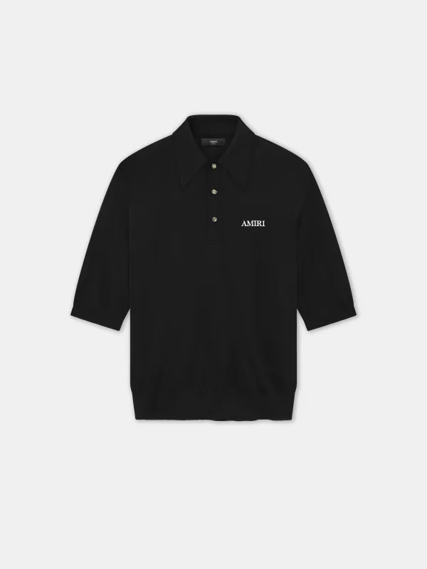AMIRI SPIRIT POLO - Black sold by AMIRI