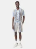 AMIRI SCRIPT STRIPE SHIRT - Ashley Blue sold by AMIRI