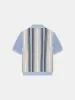AMIRI SCRIPT STRIPE SHIRT - Ashley Blue sold by AMIRI