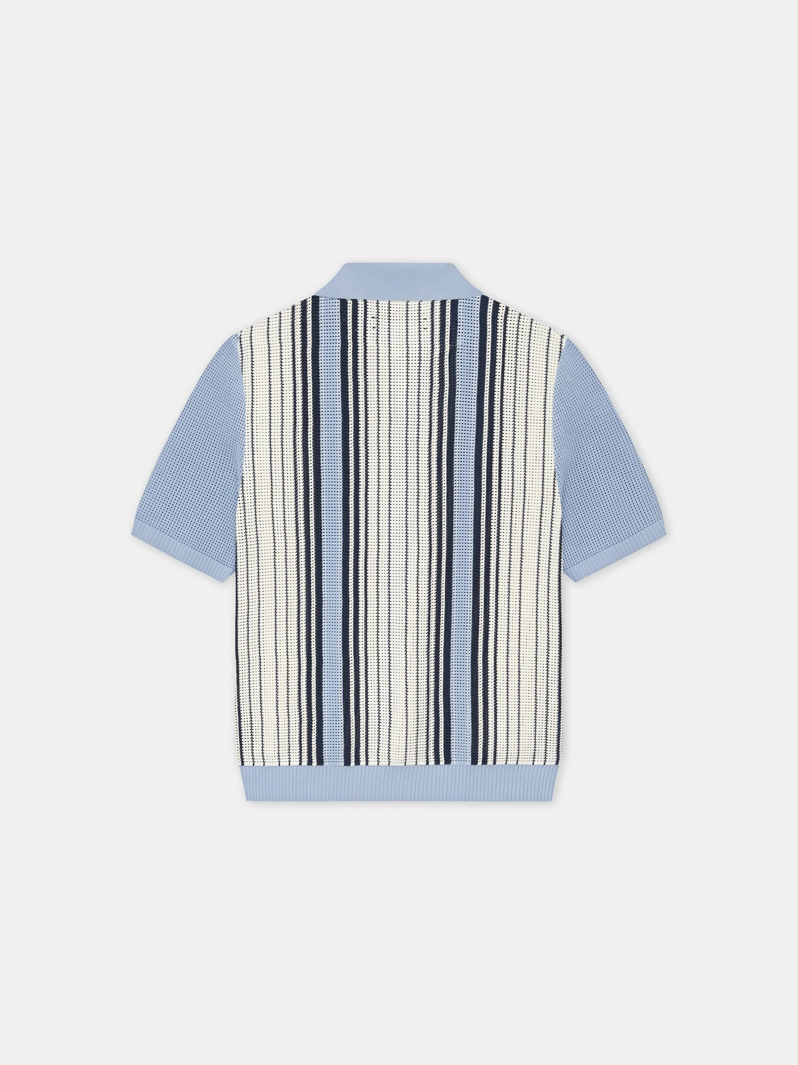 AMIRI SCRIPT STRIPE SHIRT - Ashley Blue sold by AMIRI product image thumbnail 3