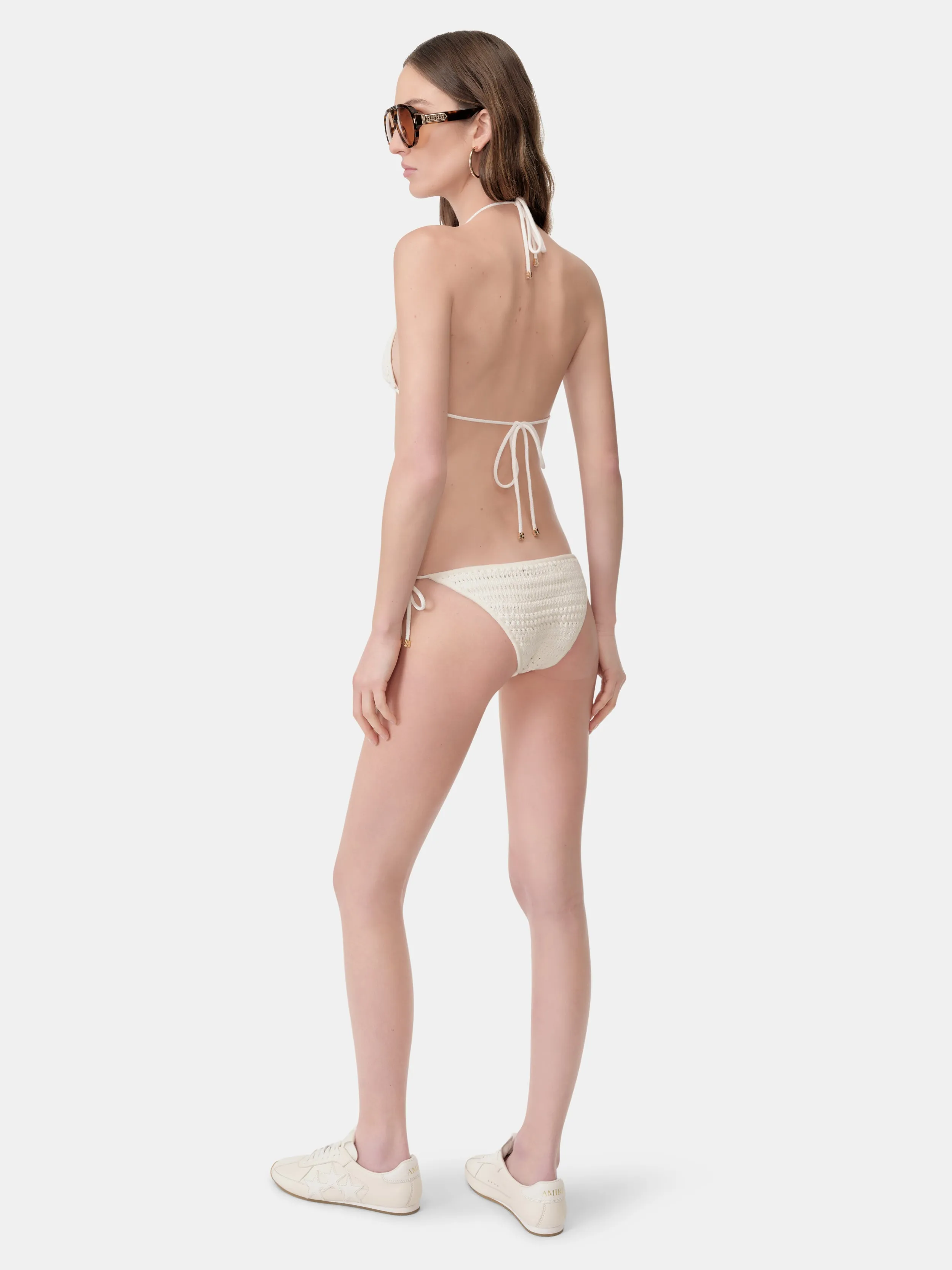 WOMEN - WOMEN'S CROCHET BIKINI - Ivory sold by AMIRI product image thumbnail 5